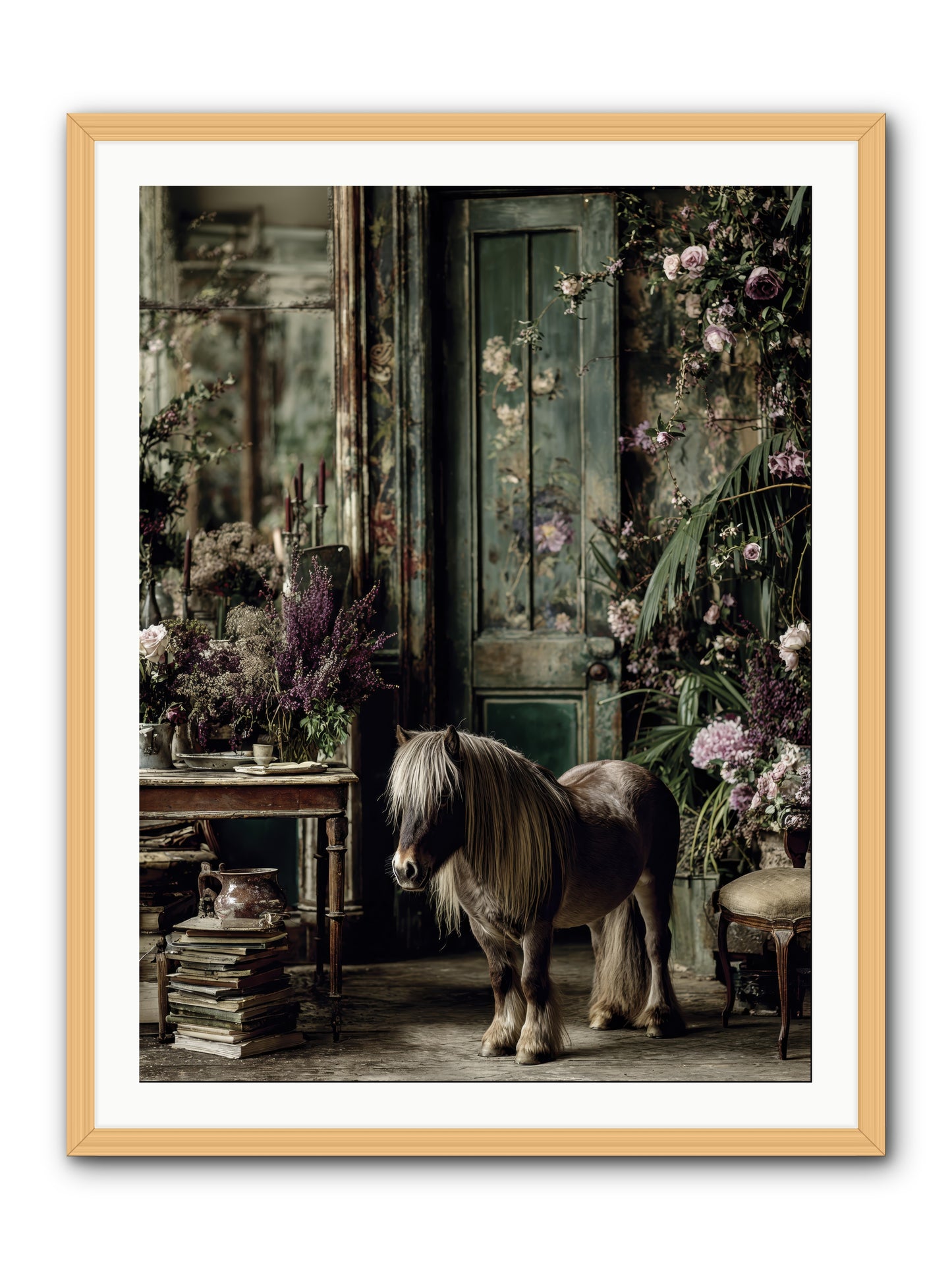 Sun kissed -- Framed Print - Natural 30x40