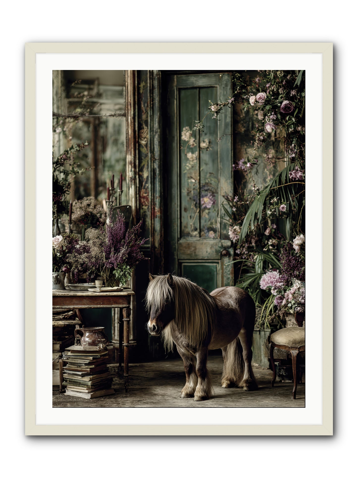 Sun kissed -- Framed Print - White 30x40