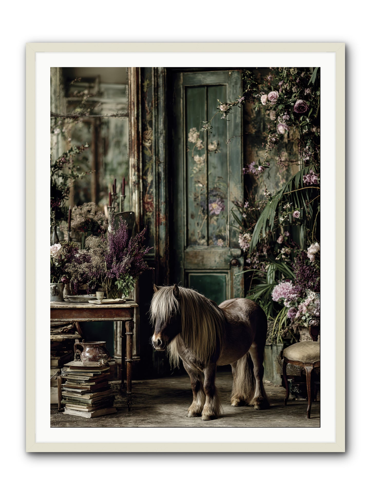 Sun kissed -- Framed Print - White 36x48