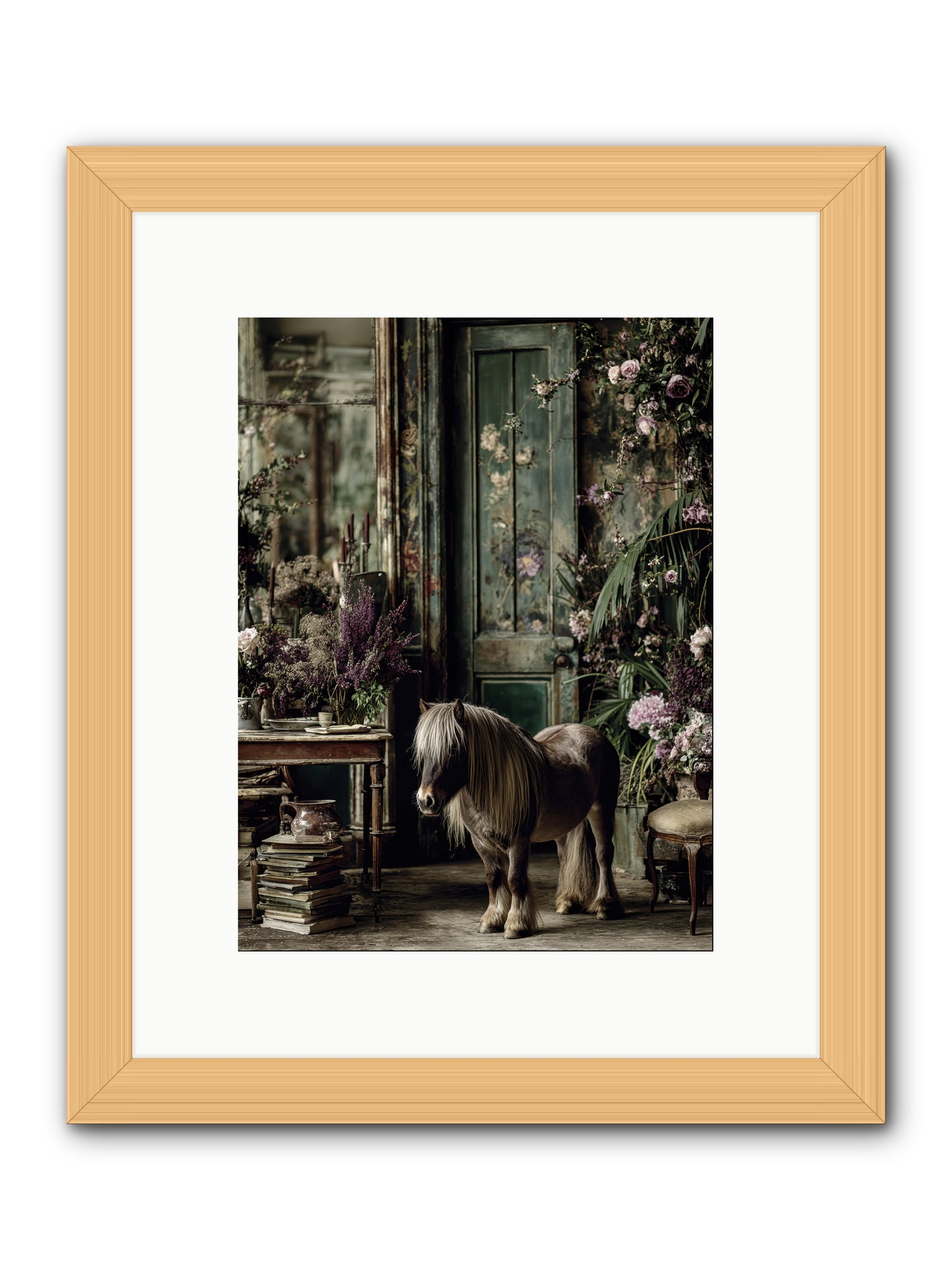 Sun kissed -- Framed Print - Natural 9x12