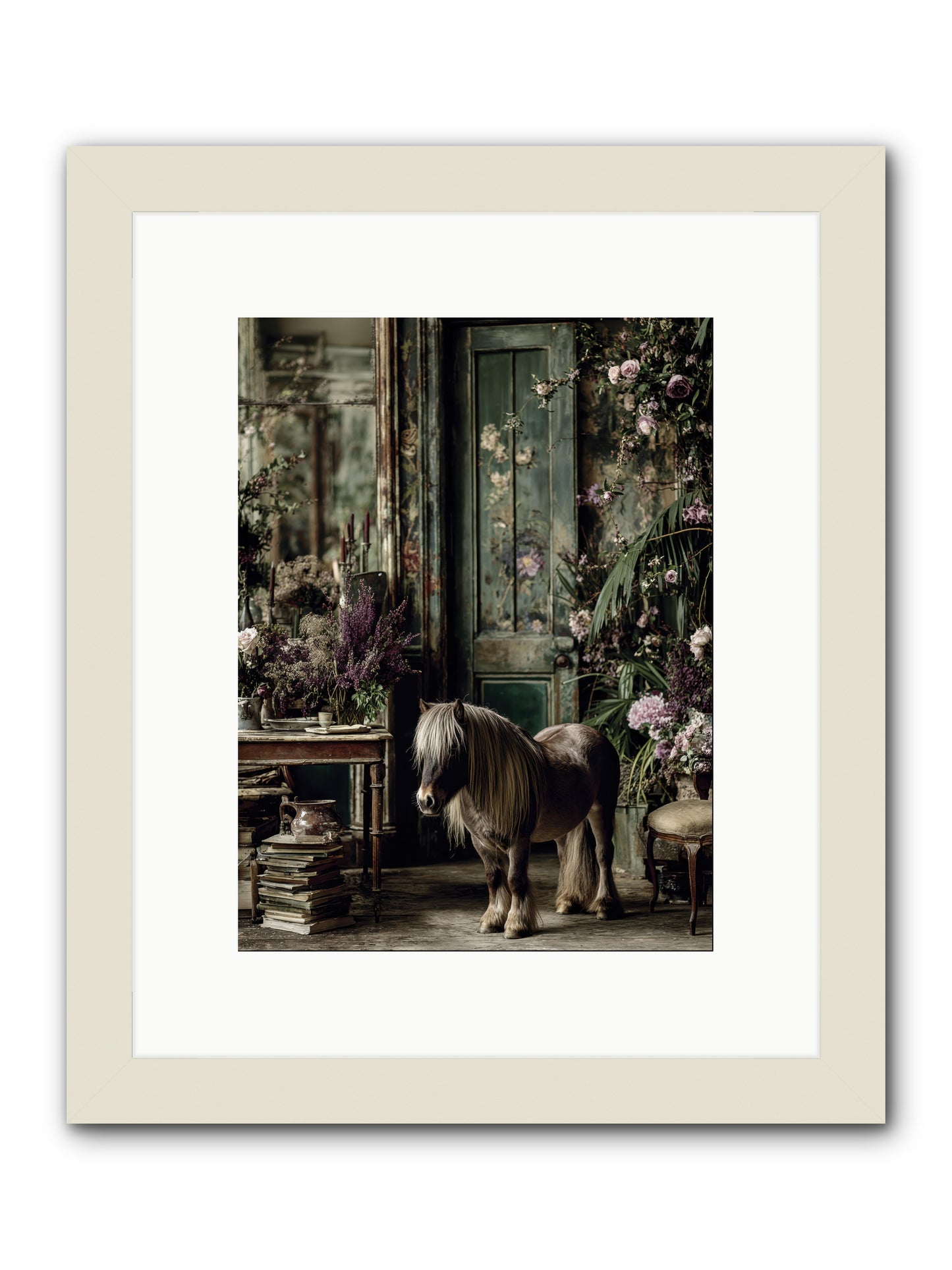 Sun kissed -- Framed Print - White 9x12