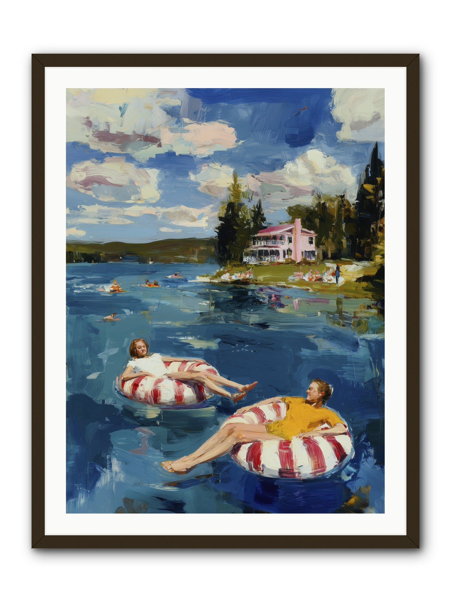 Sunburn & Laughter -- Framed Print - Black 30x40