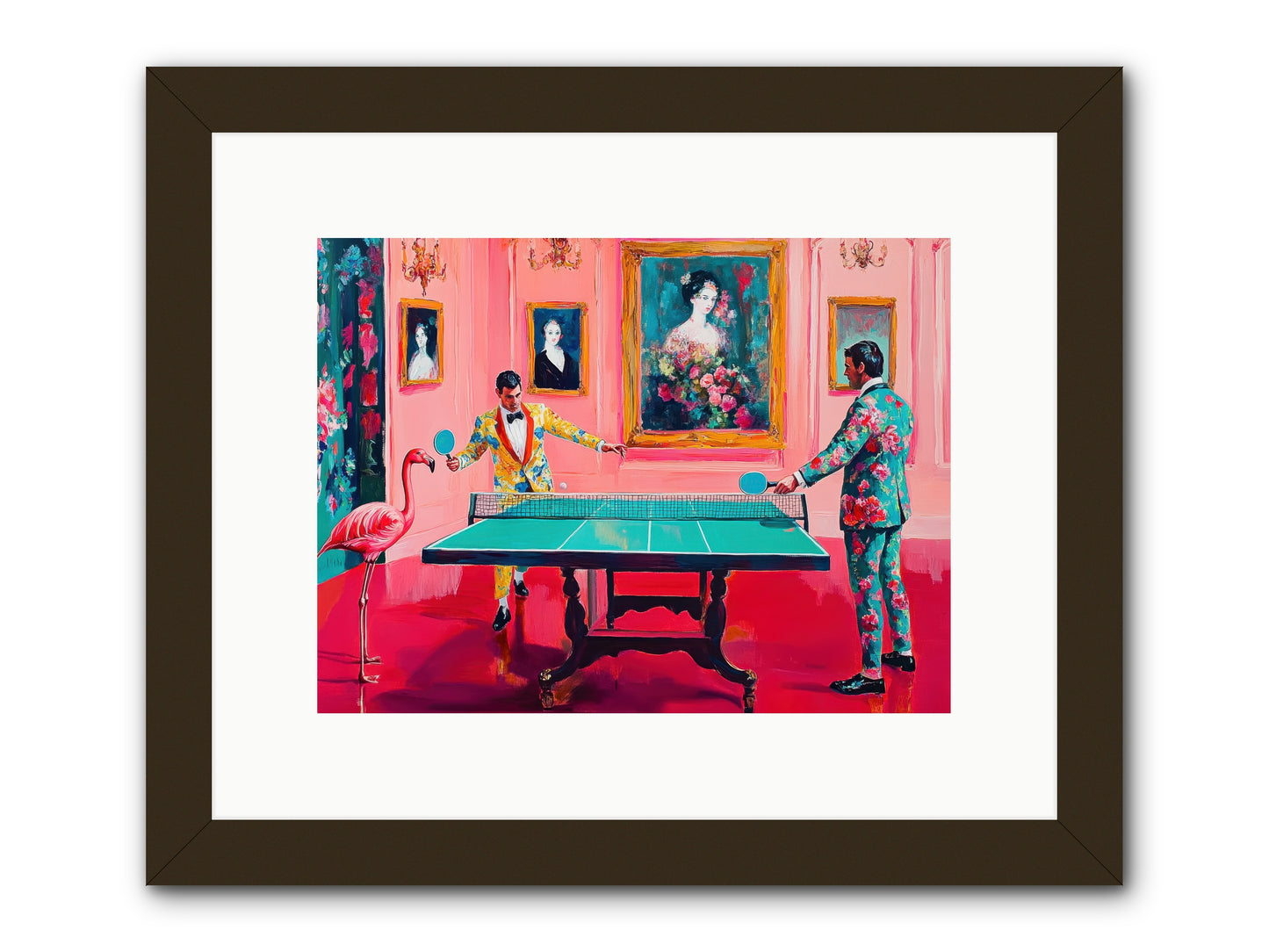 Sunday Diversions -- Framed Print - Black 12x9