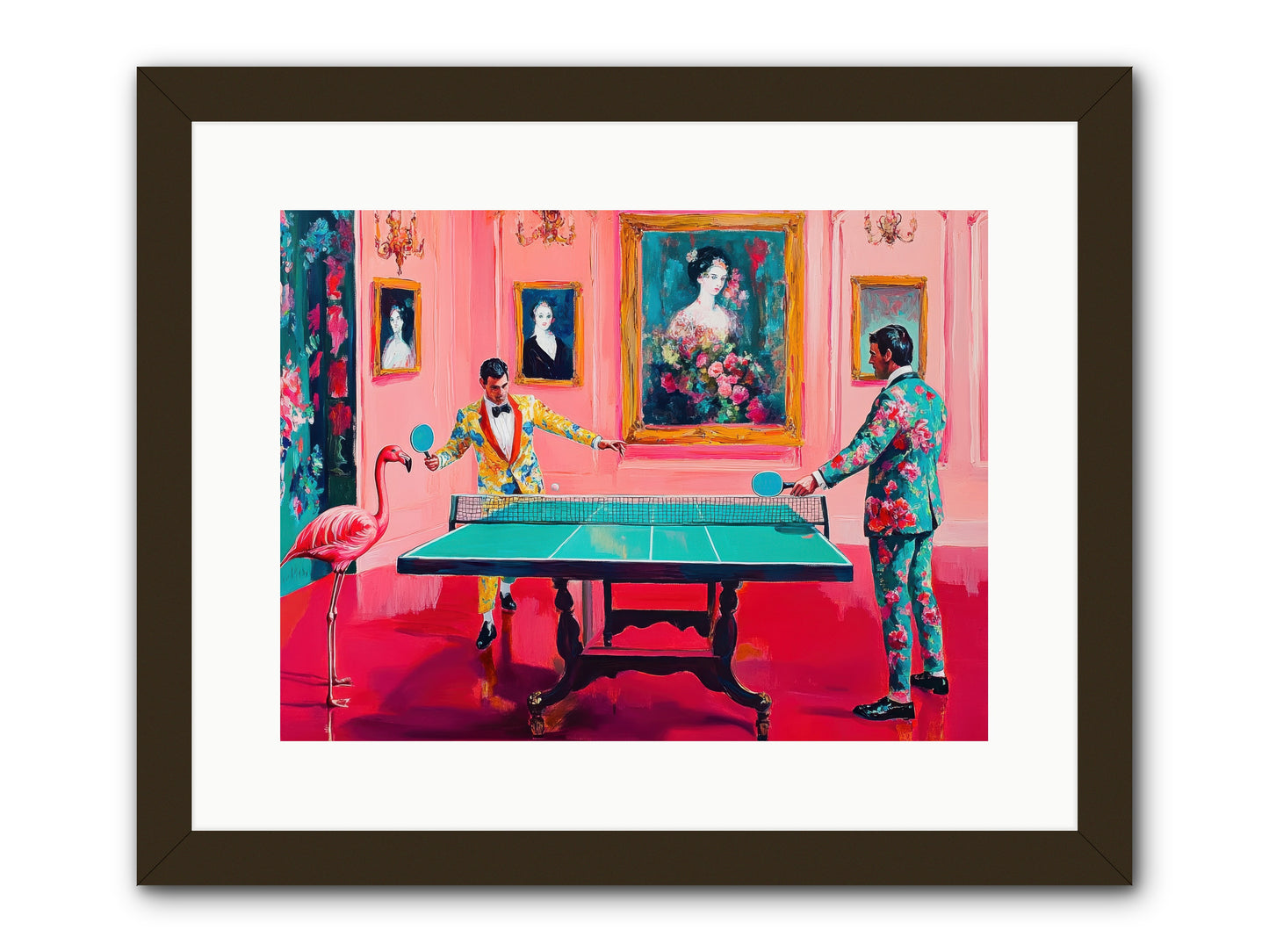 Sunday Diversions -- Framed Print - Black 16x12
