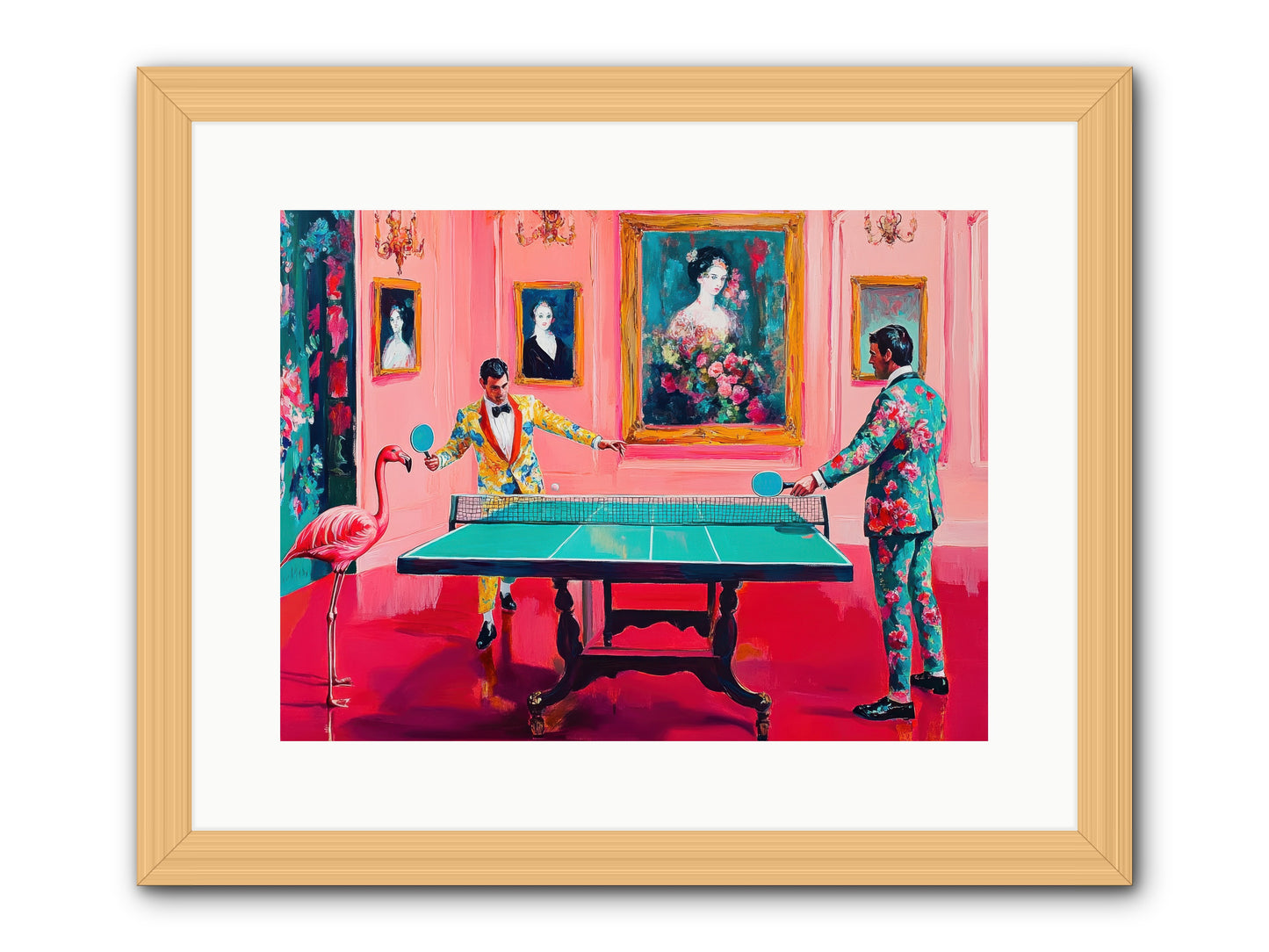 Sunday Diversions -- Framed Print - Natural 16x12