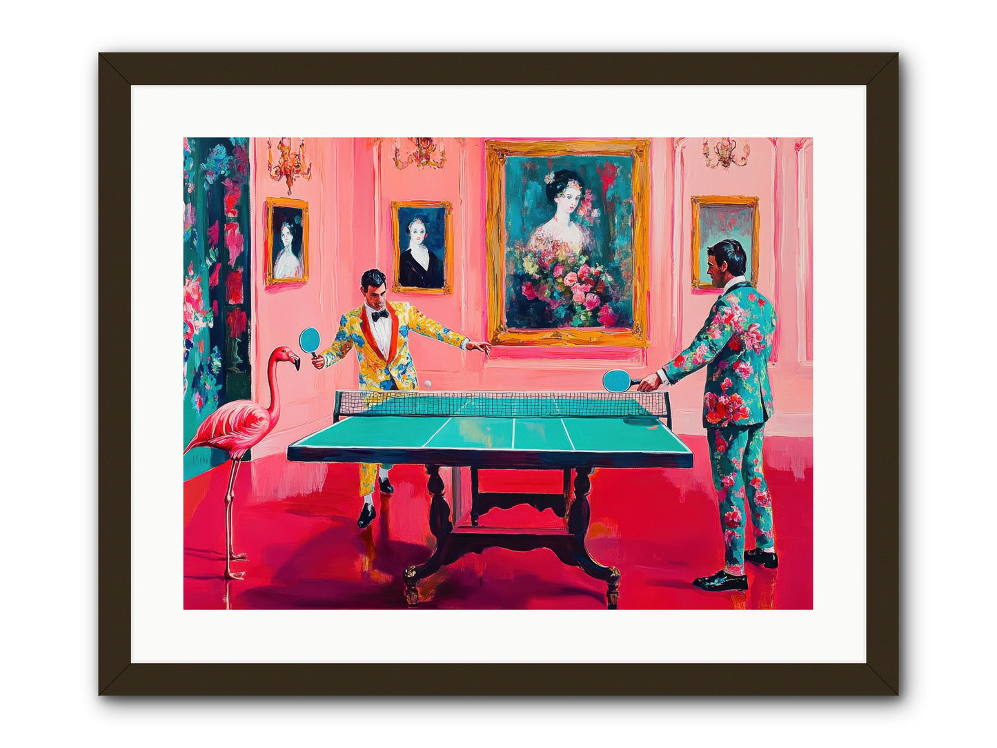 Sunday Diversions -- Framed Print - Black 24x18
