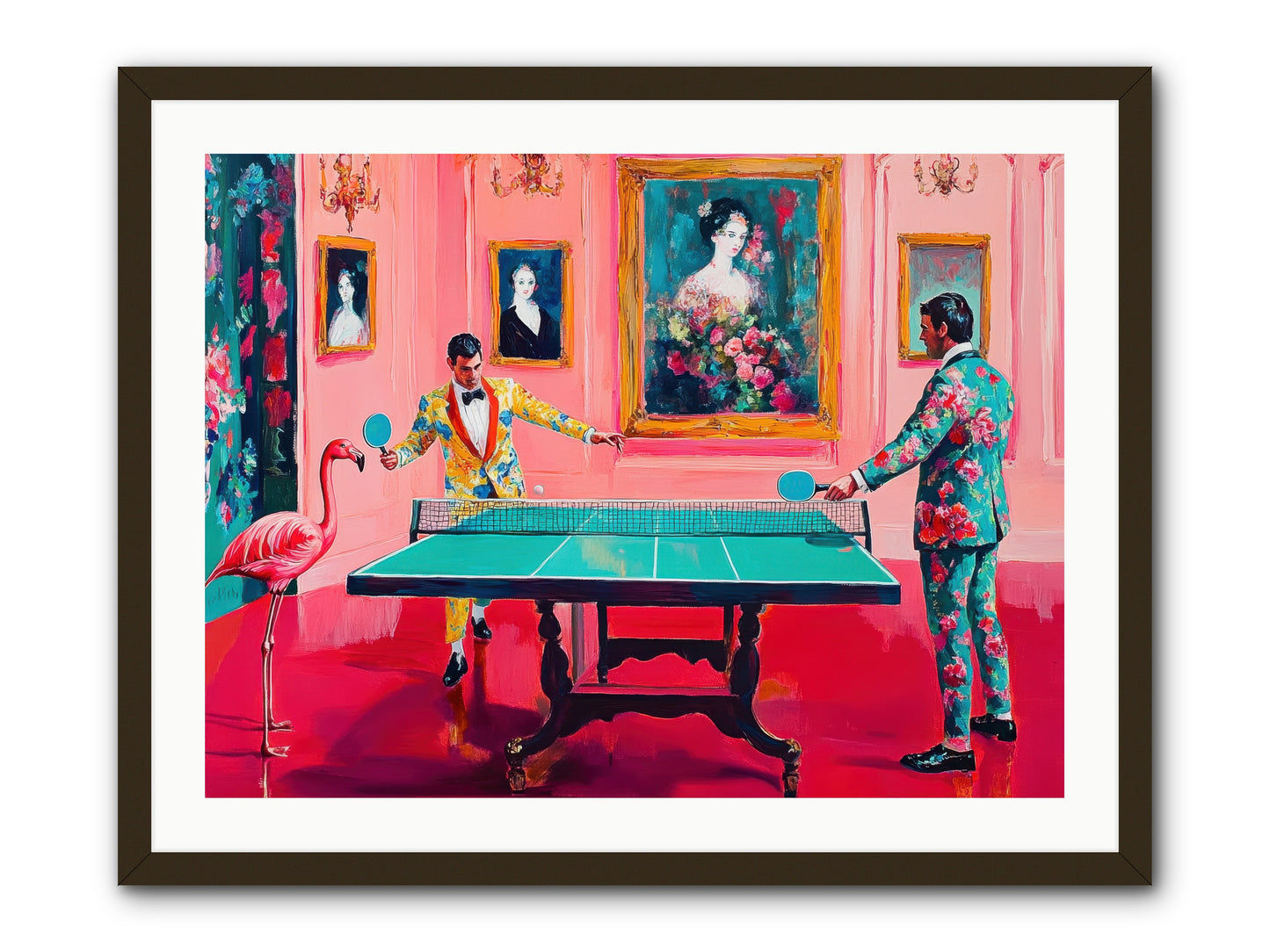 Sunday Diversions -- Framed Print - Black 32x24