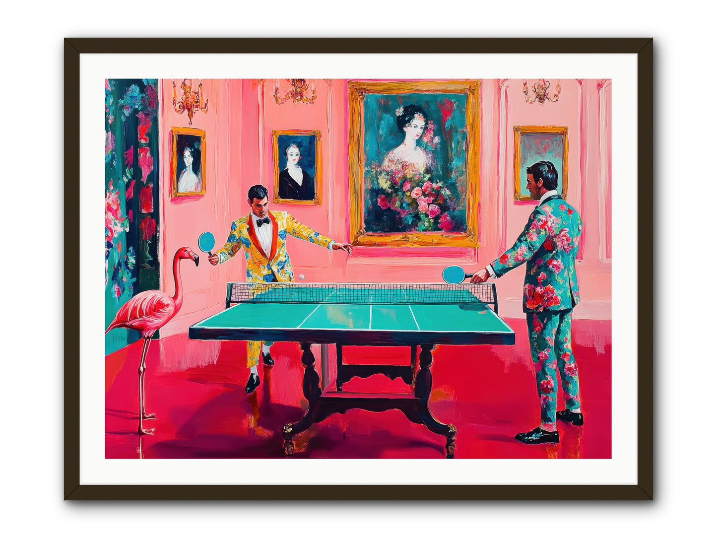 Sunday Diversions -- Framed Print - Black 40x30