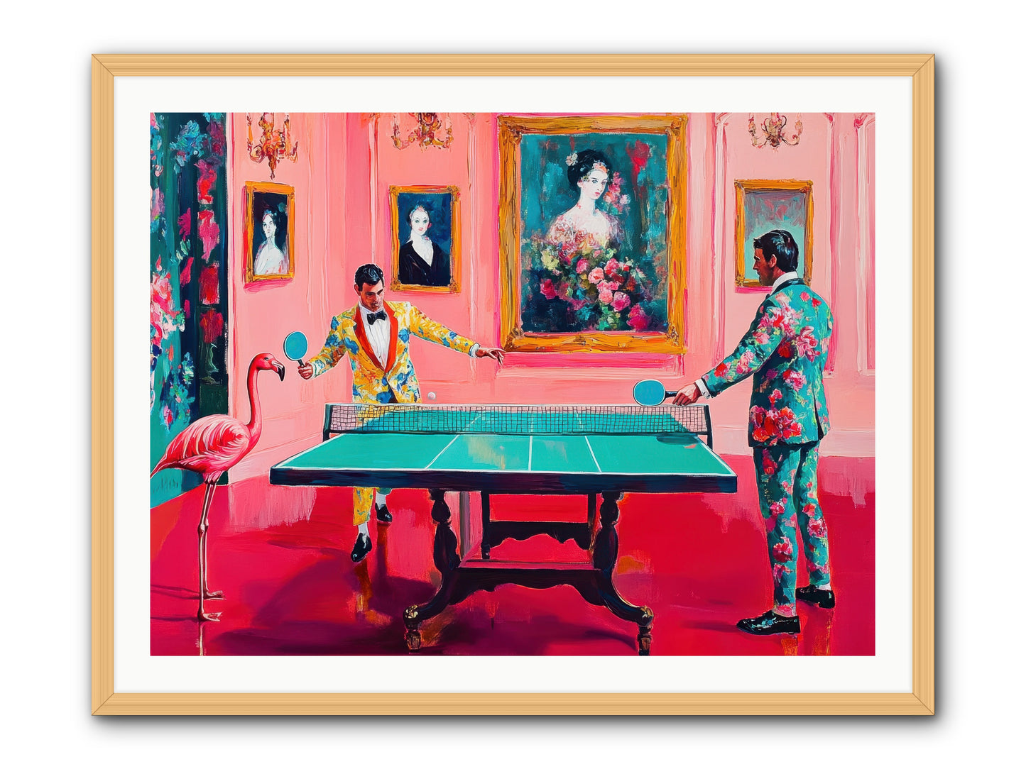 Sunday Diversions -- Framed Print - Natural 40x30