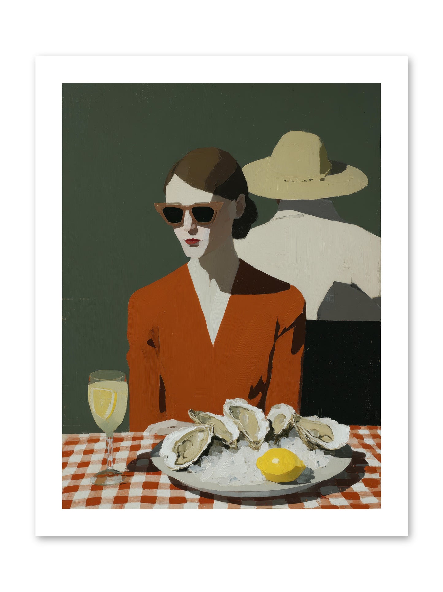 Sunday Letters -- Loose Canvas Print 12x16