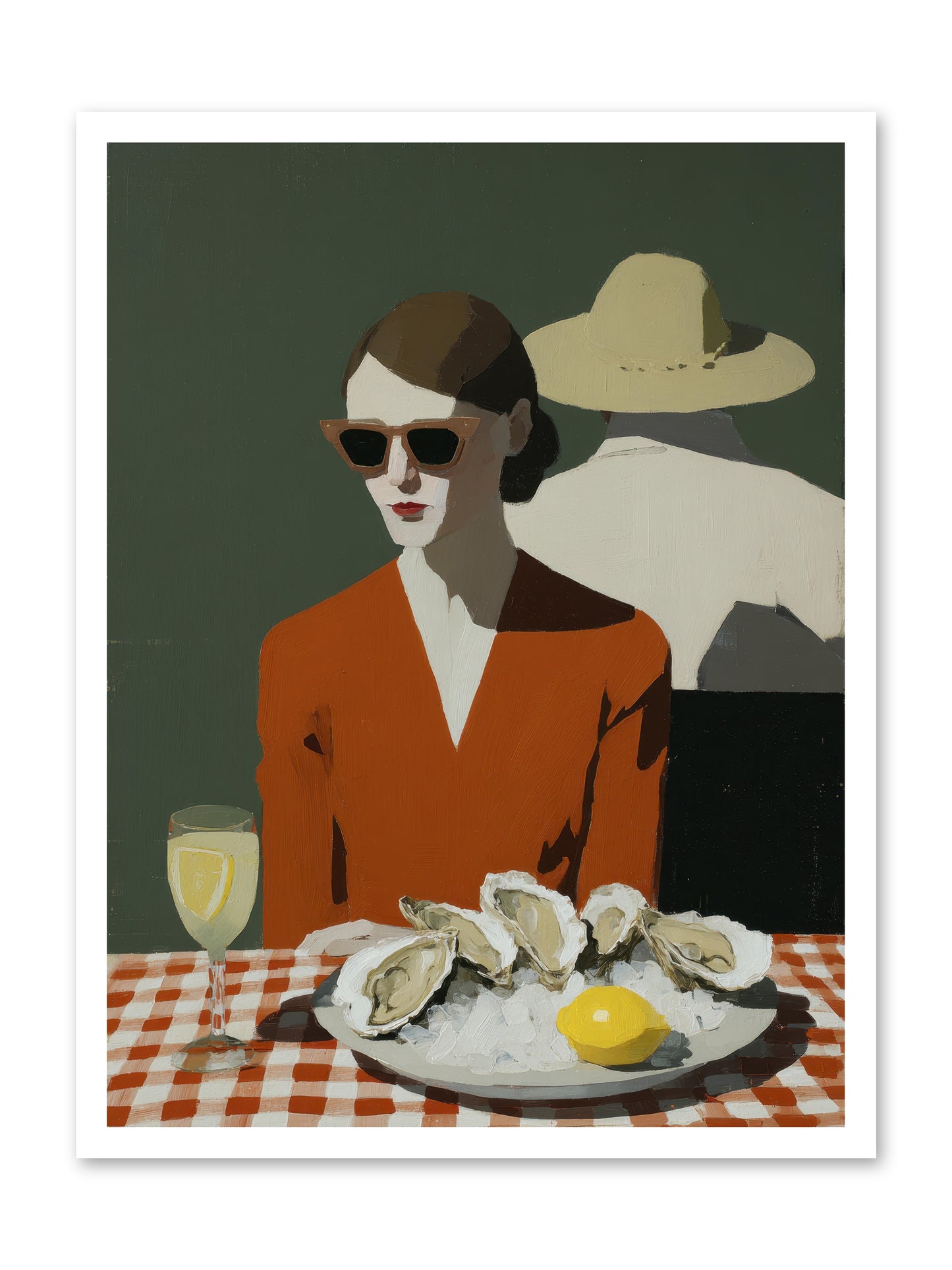 Sunday Letters -- Loose Canvas Print 24x32