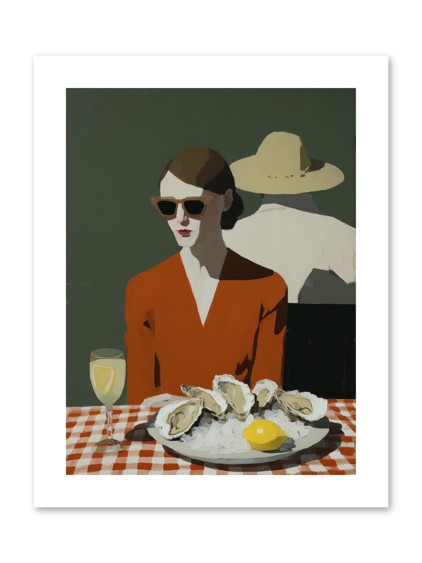 Sunday Letters -- Loose Canvas Print 9x12