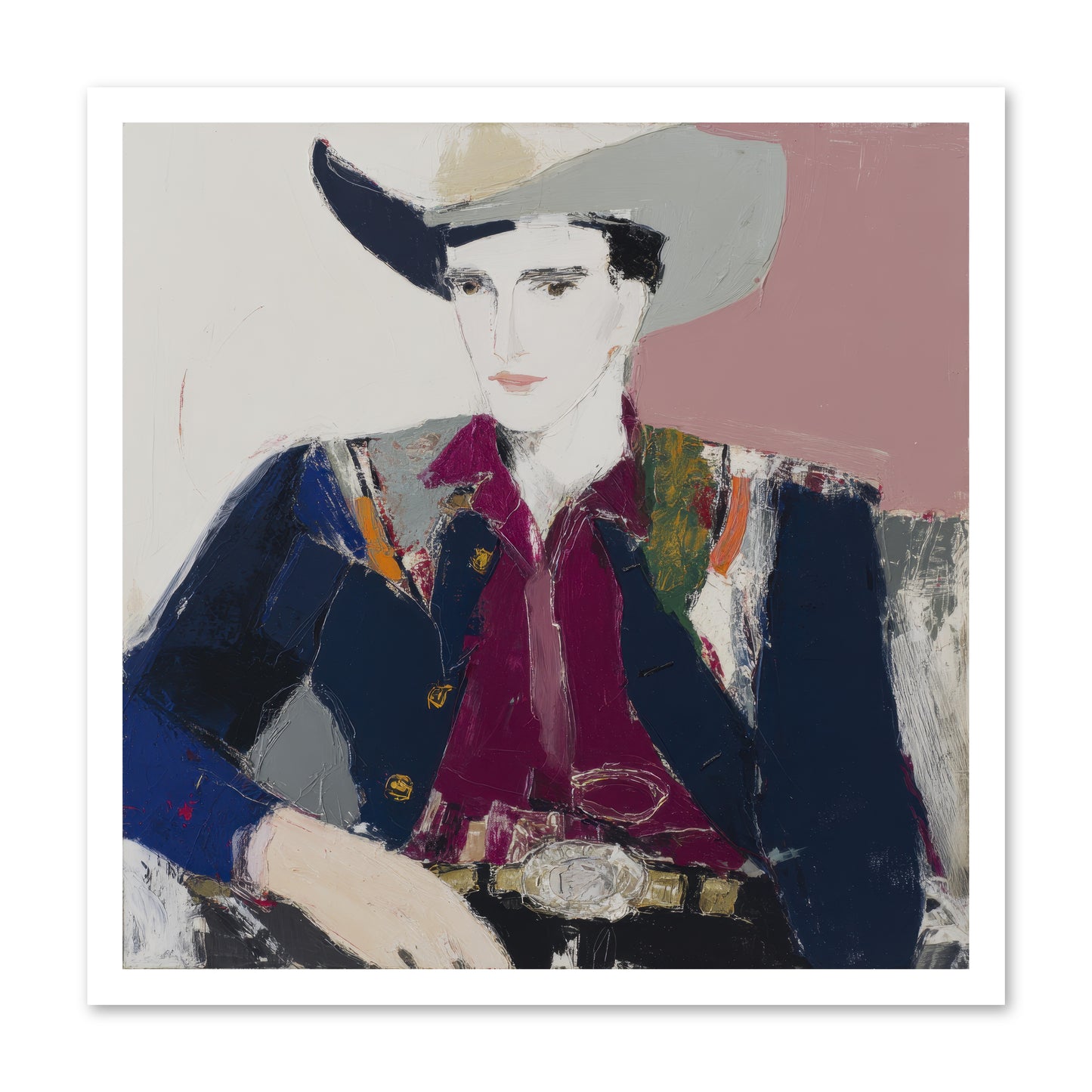 Sunday Rodeo -- Paper Print 24x24