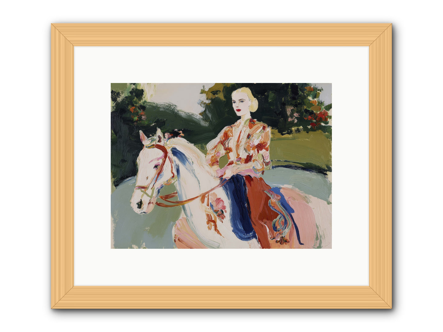 Sunday Soulmate -- Framed Print - Natural 12x9