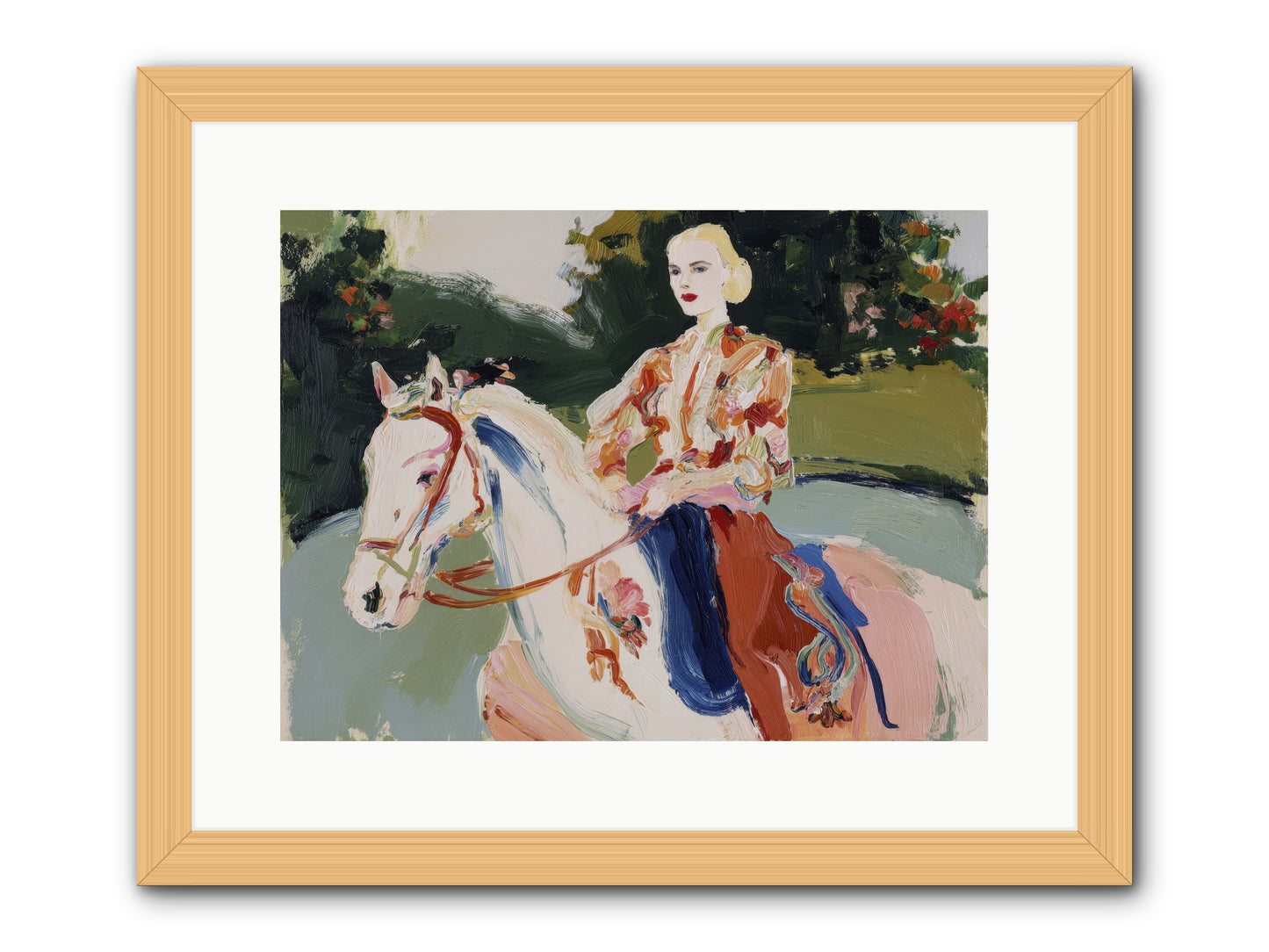 Sunday Soulmate -- Framed Print - Natural 16x12