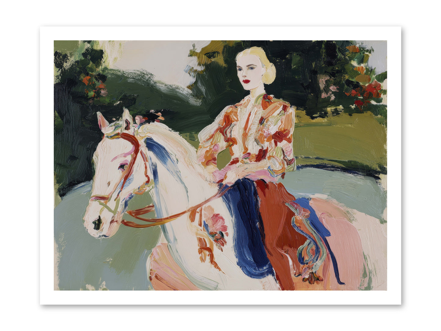 Sunday Soulmate -- Loose Canvas Print 24x18