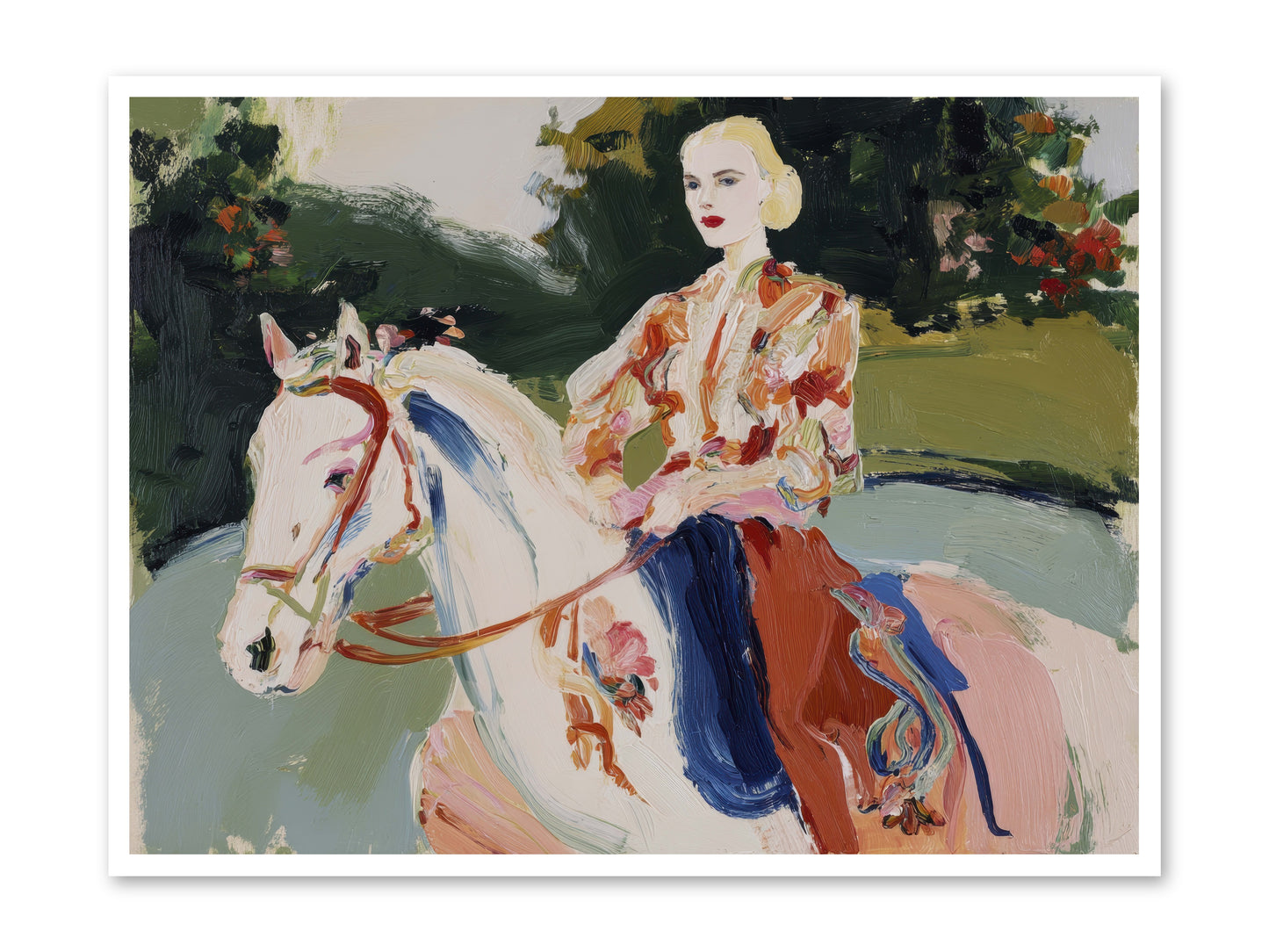 Sunday Soulmate -- Loose Canvas Print 48x36