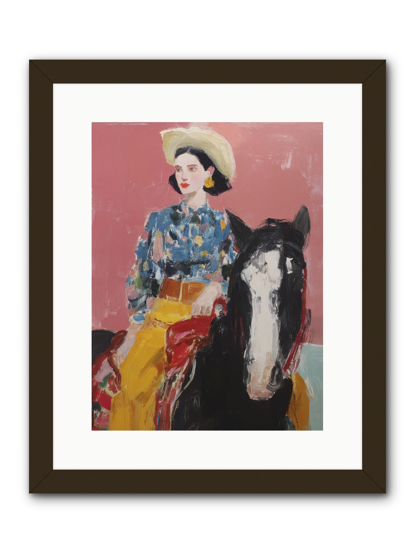 Sunday Sovereign -- Framed Print - Black 12x16
