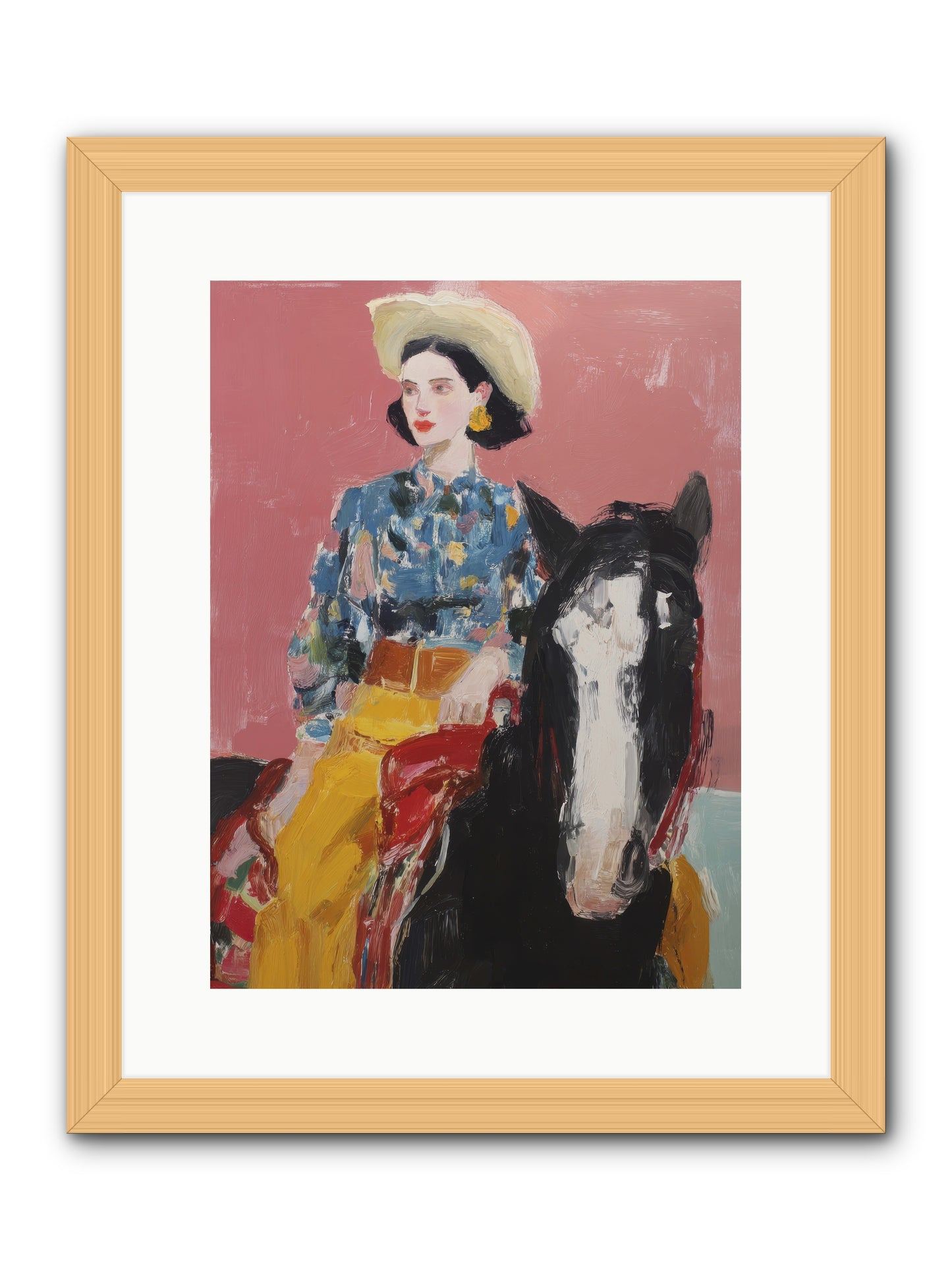 Sunday Sovereign -- Framed Print - Natural 12x16