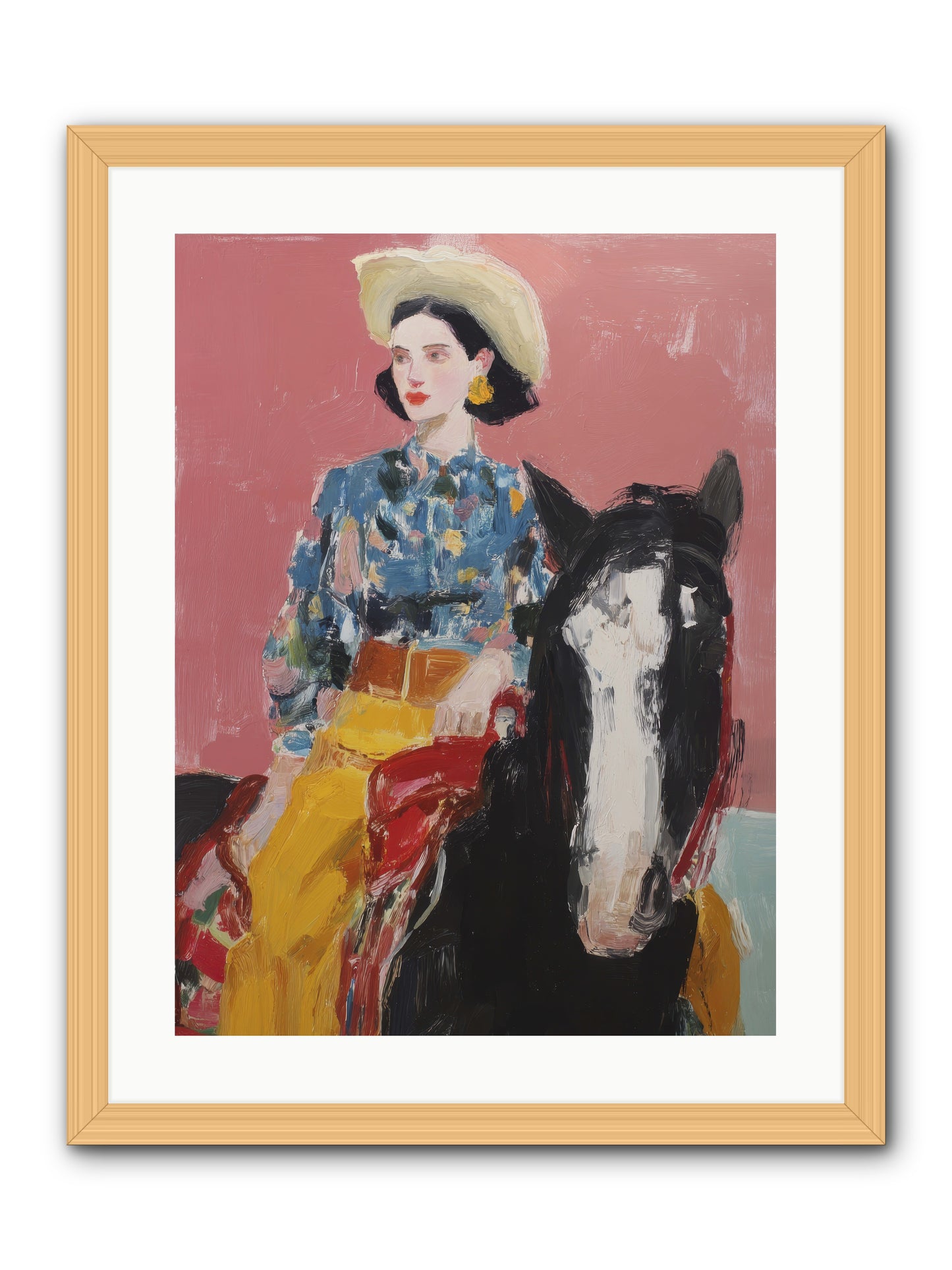 Sunday Sovereign -- Framed Print - Natural 18x24