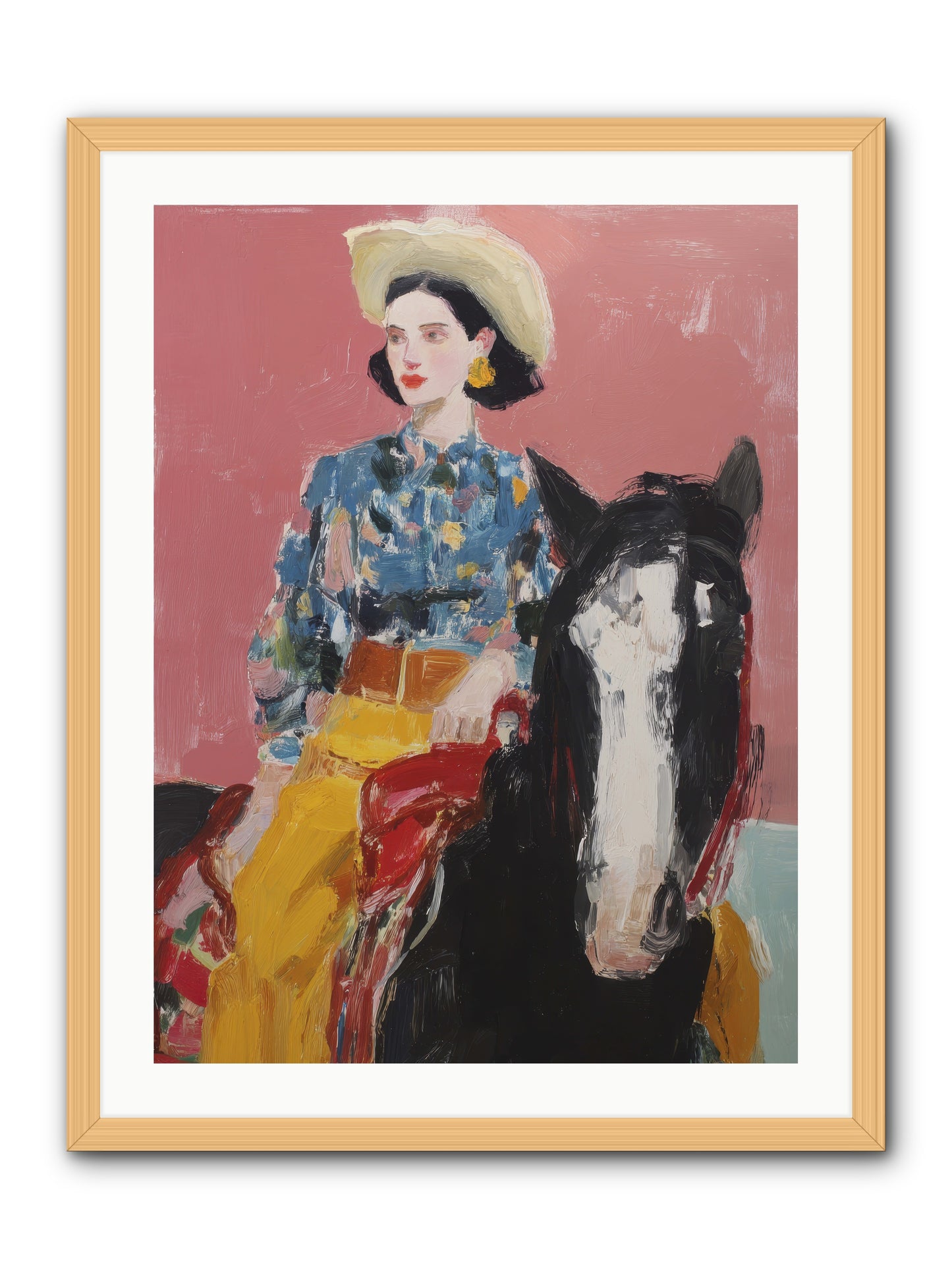 Sunday Sovereign -- Framed Print - Natural 24x32