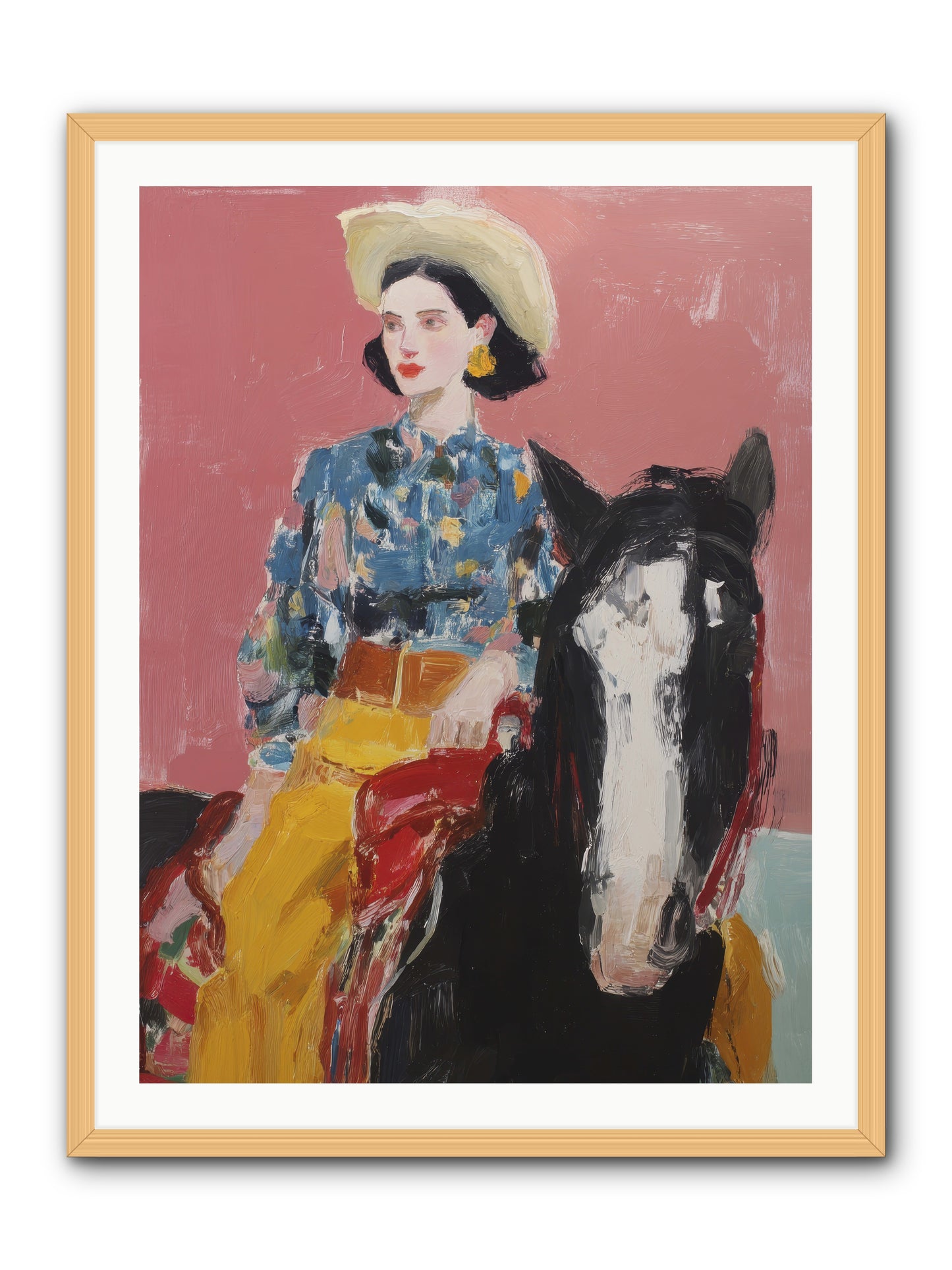 Sunday Sovereign -- Framed Print - Natural 30x40