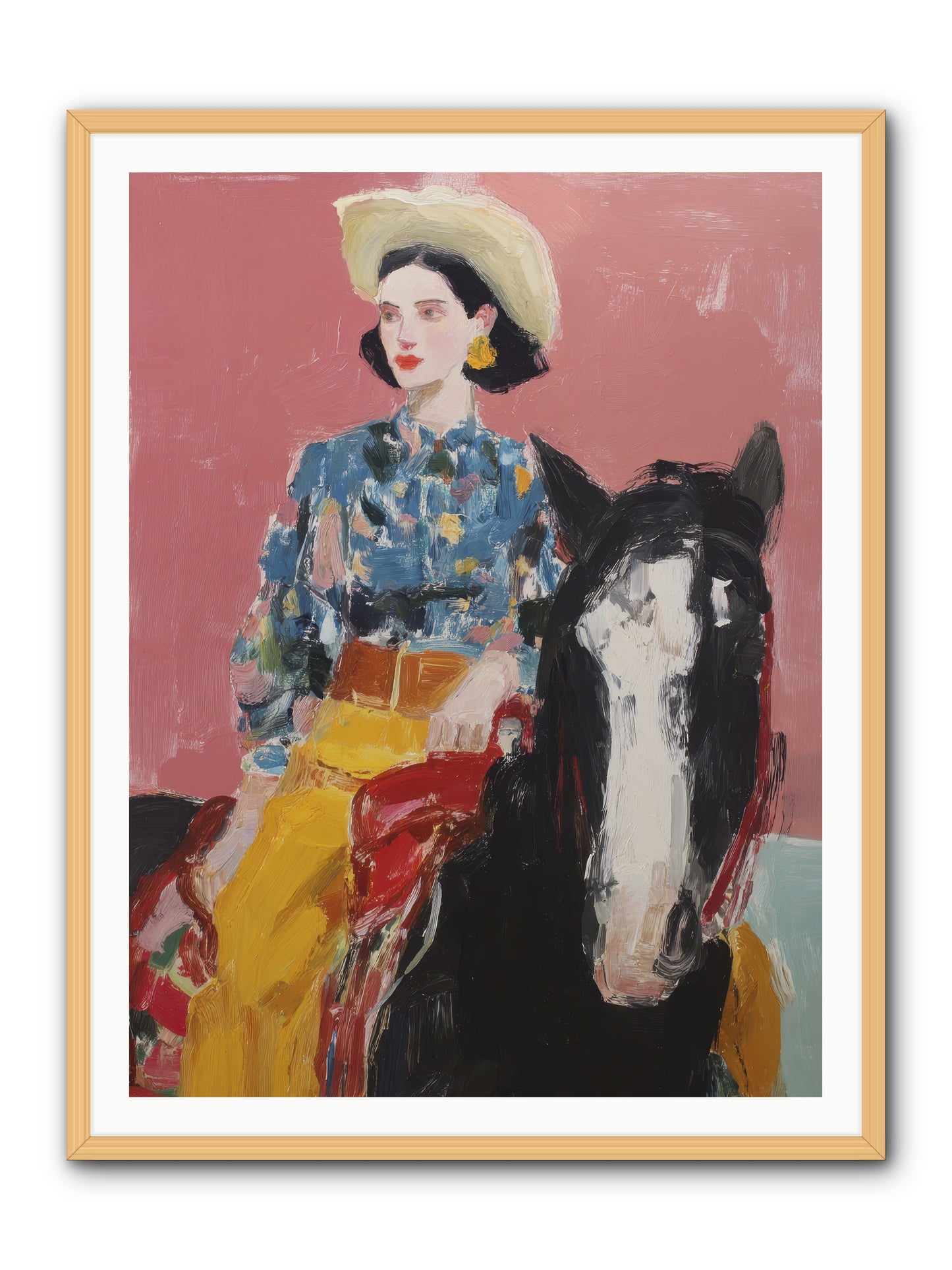 Sunday Sovereign -- Framed Print - Natural 36x48
