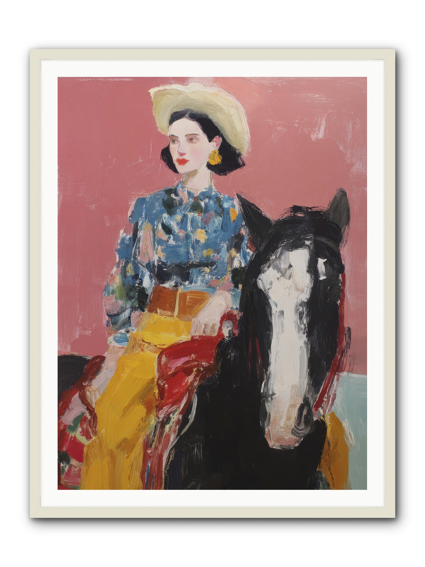Sunday Sovereign -- Framed Print - White 36x48