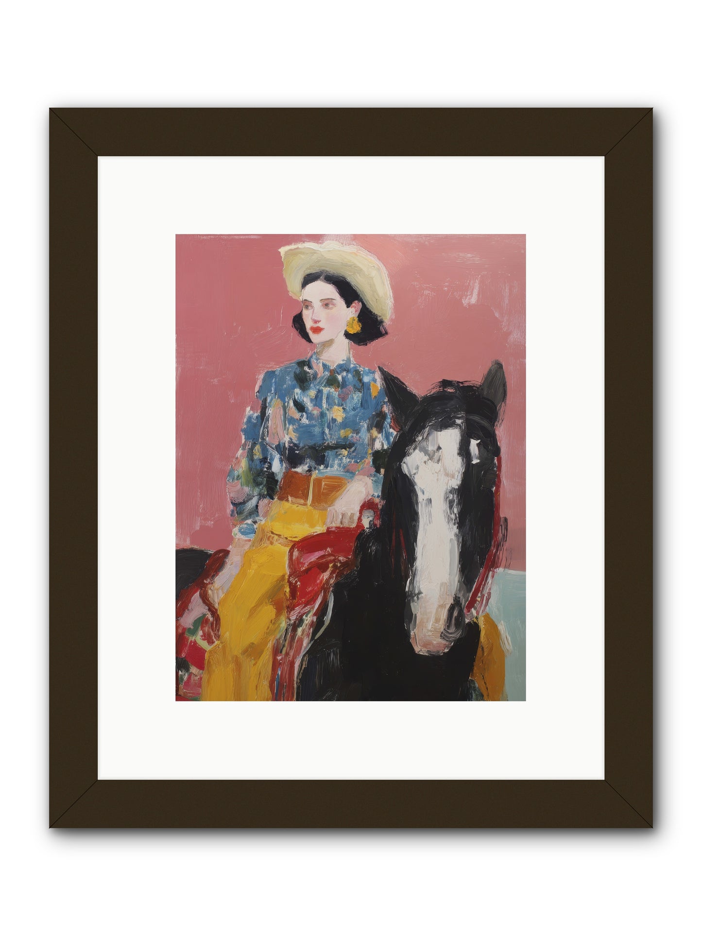 Sunday Sovereign -- Framed Print - Black 9x12
