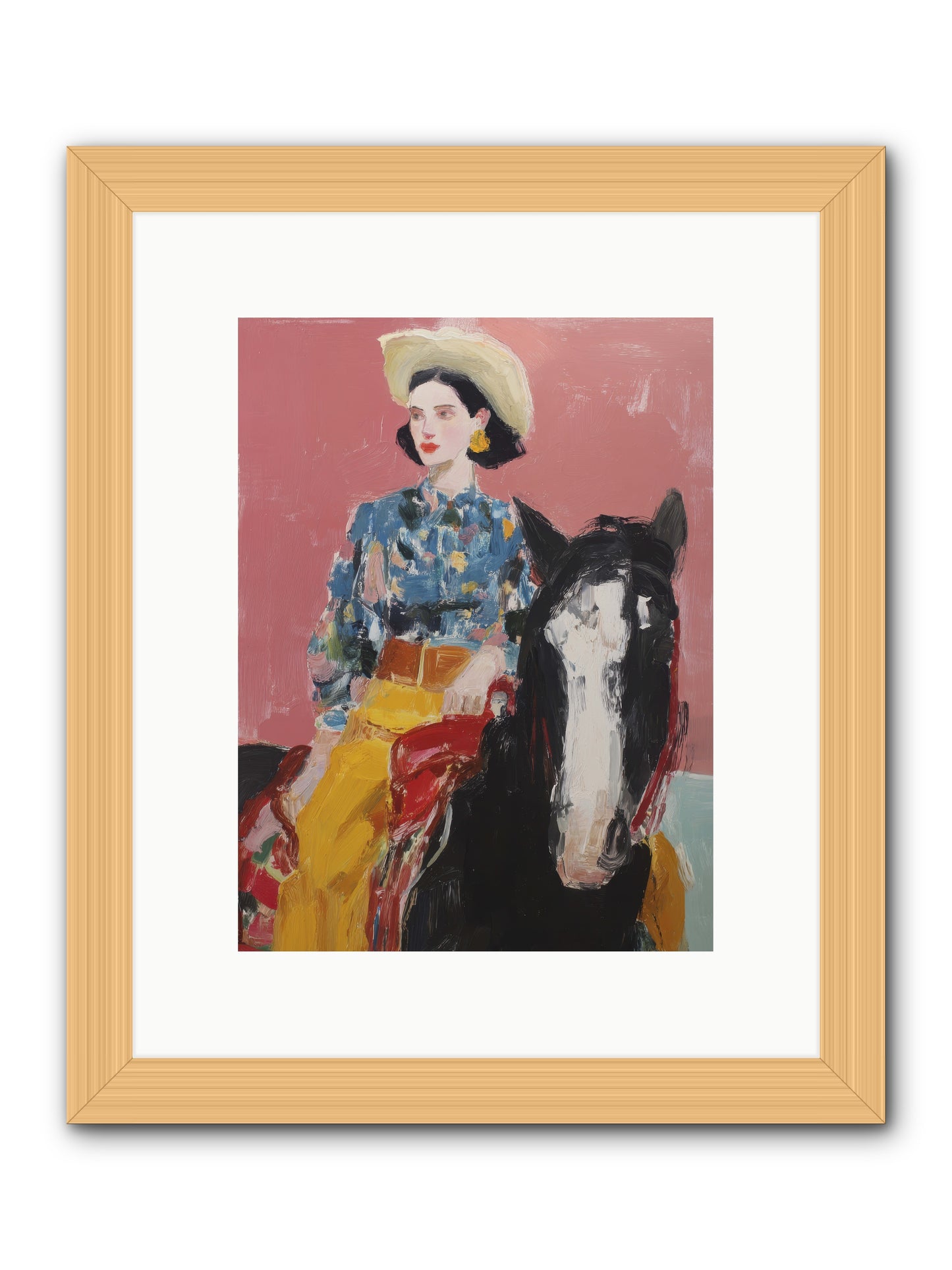 Sunday Sovereign -- Framed Print - Natural 9x12