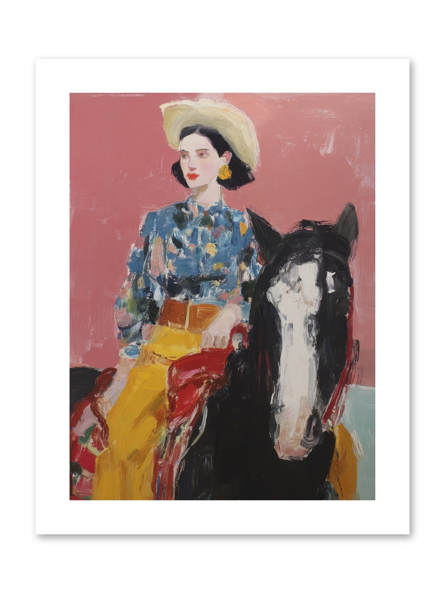 Sunday Sovereign -- Loose Canvas Print 9x12