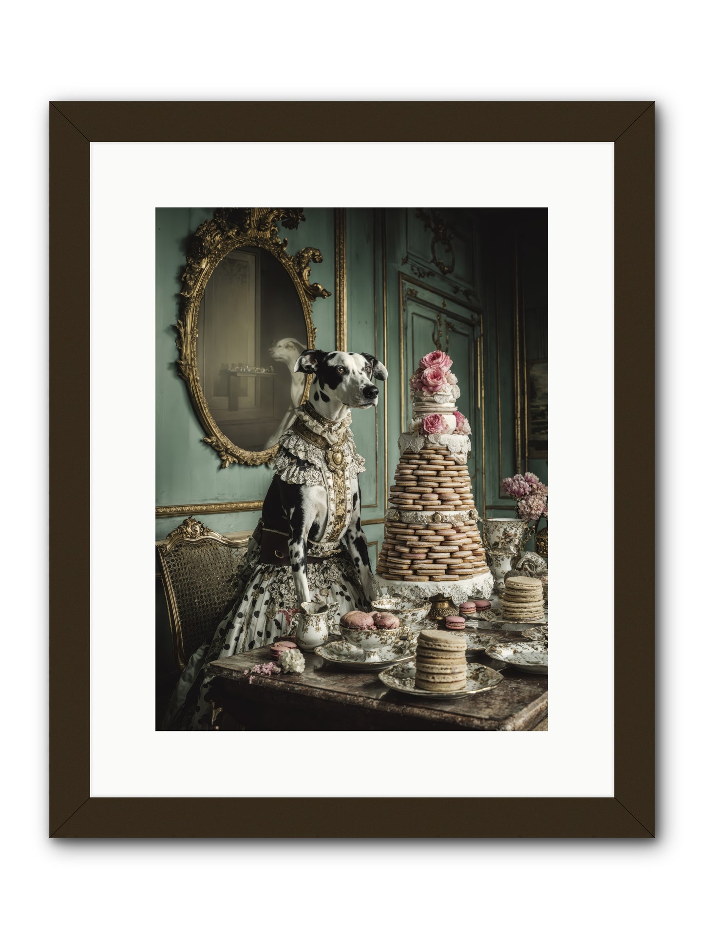 Sunday Sugar & Blush-REZ -- Framed Print - Black 12x16