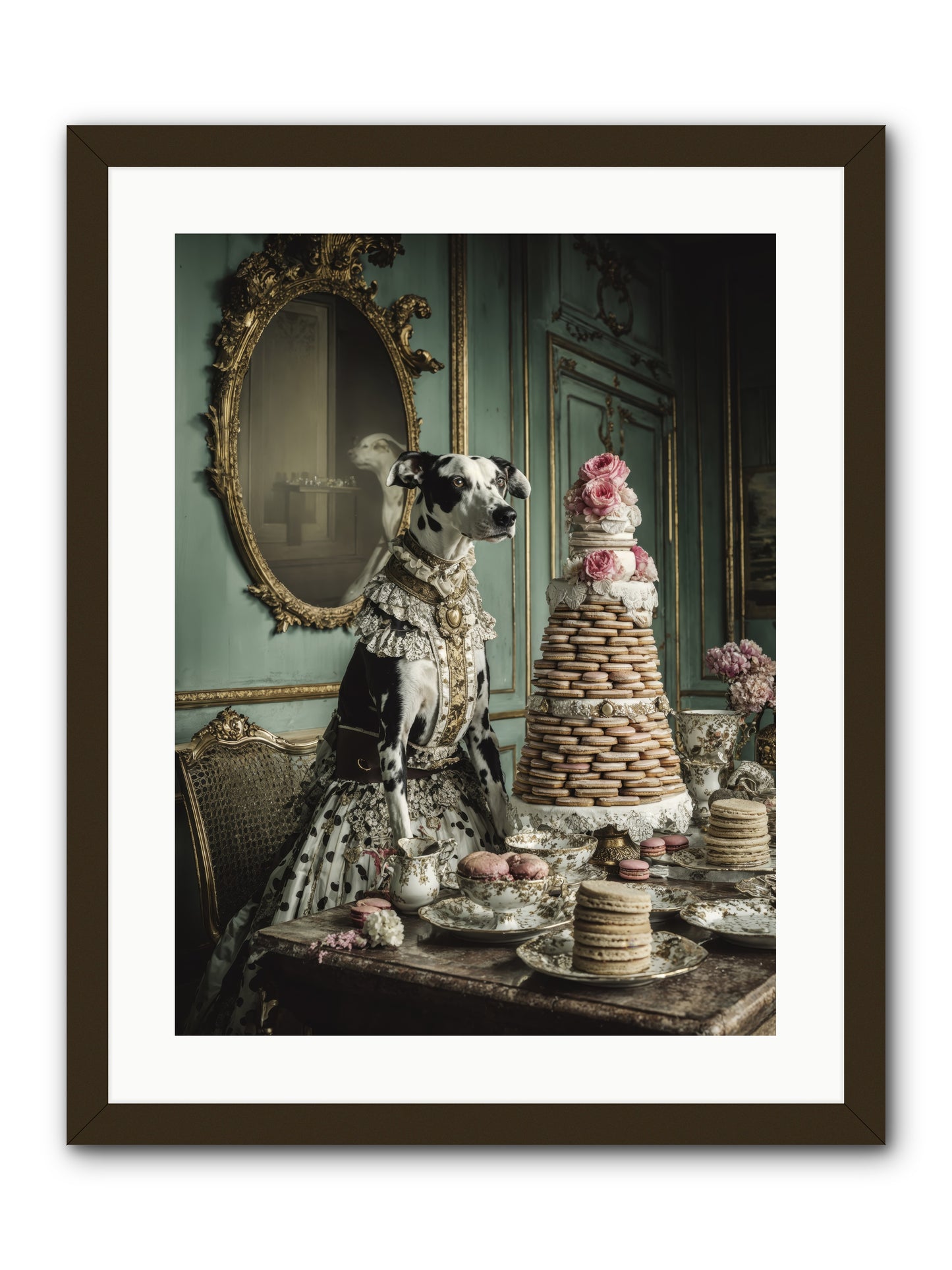Sunday Sugar & Blush-REZ -- Framed Print - Black 18x24