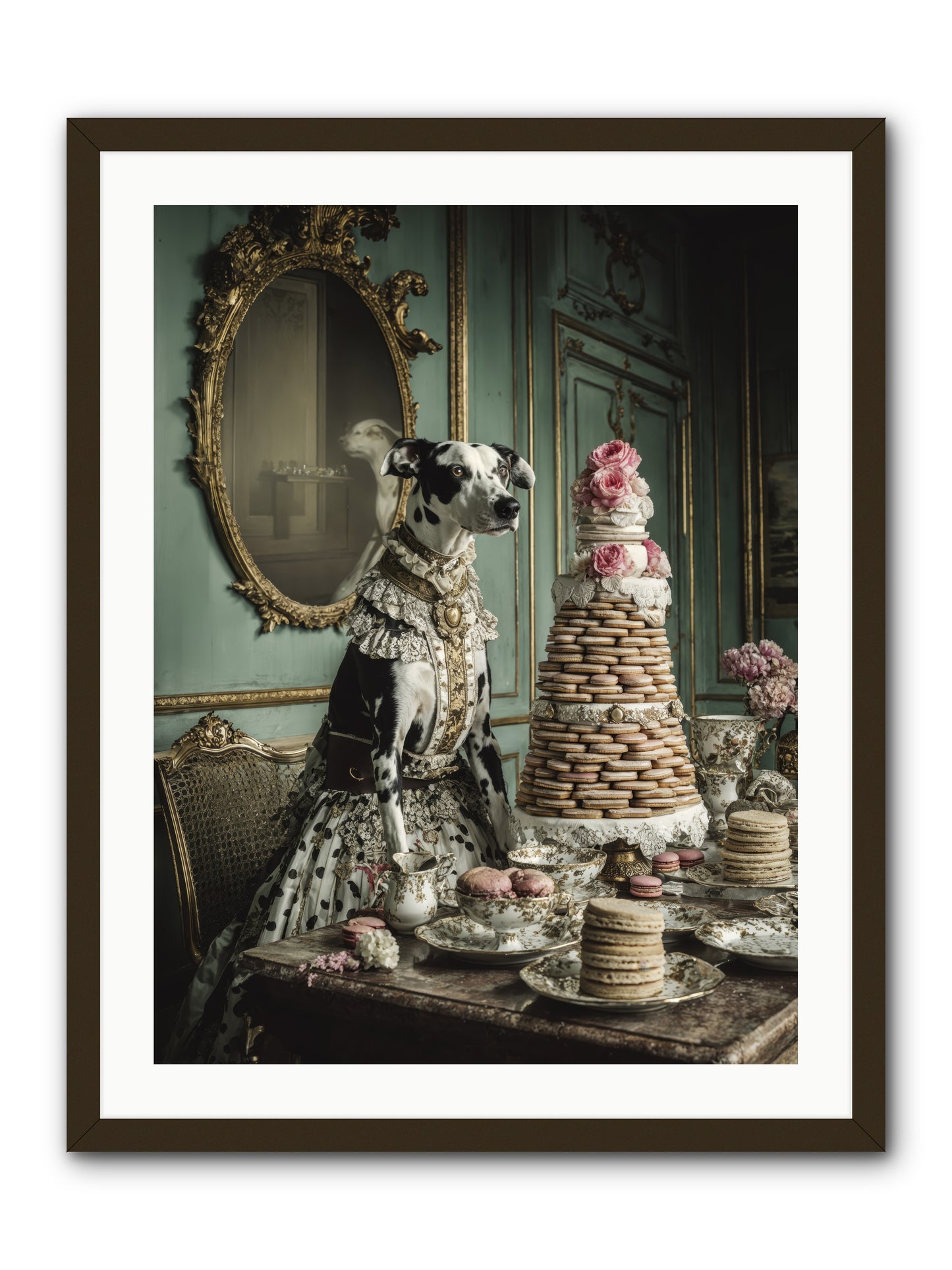 Sunday Sugar & Blush-REZ -- Framed Print - Black 24x32