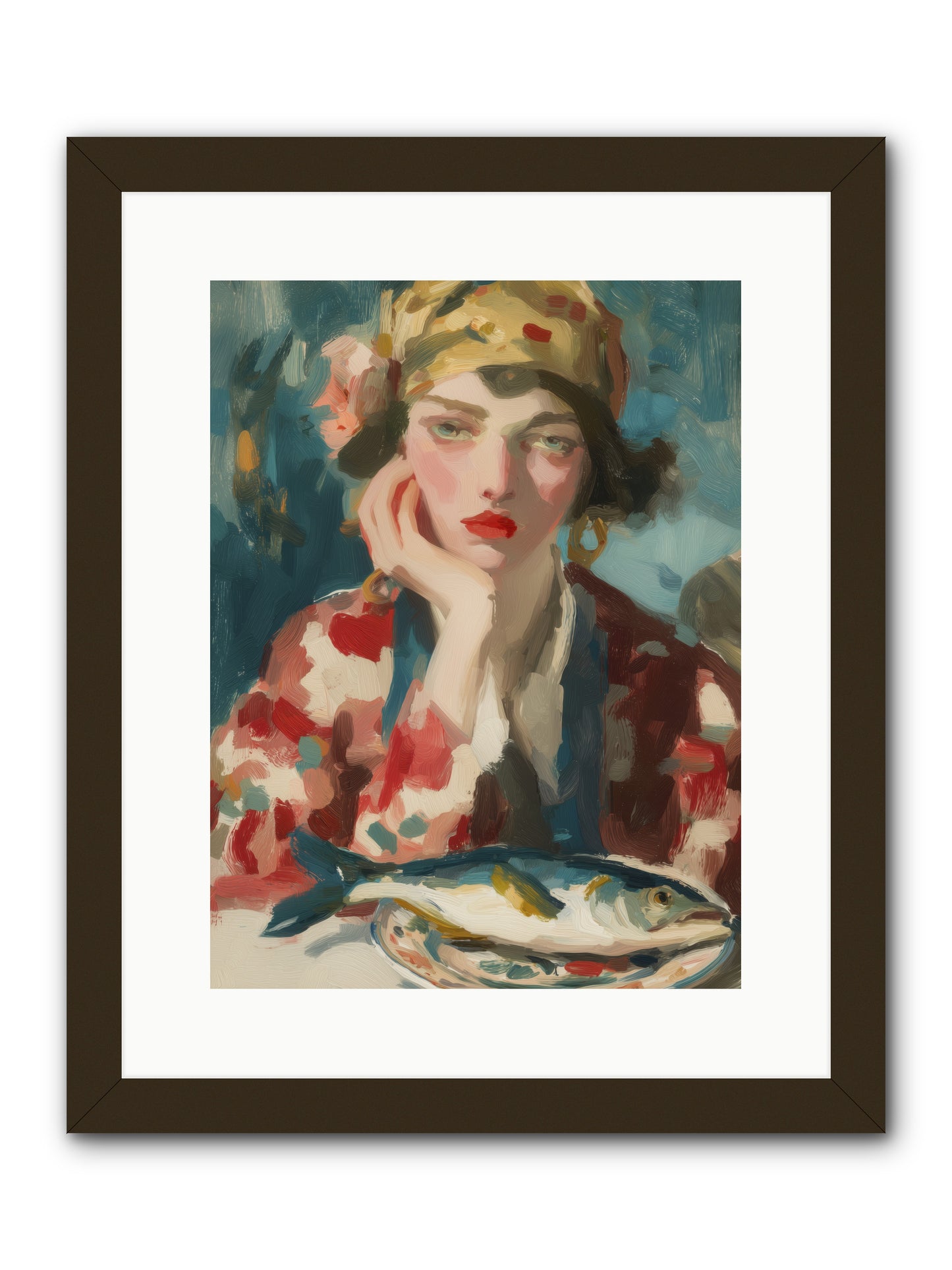 Sunday Traditions -- Framed Print - Black 12x16