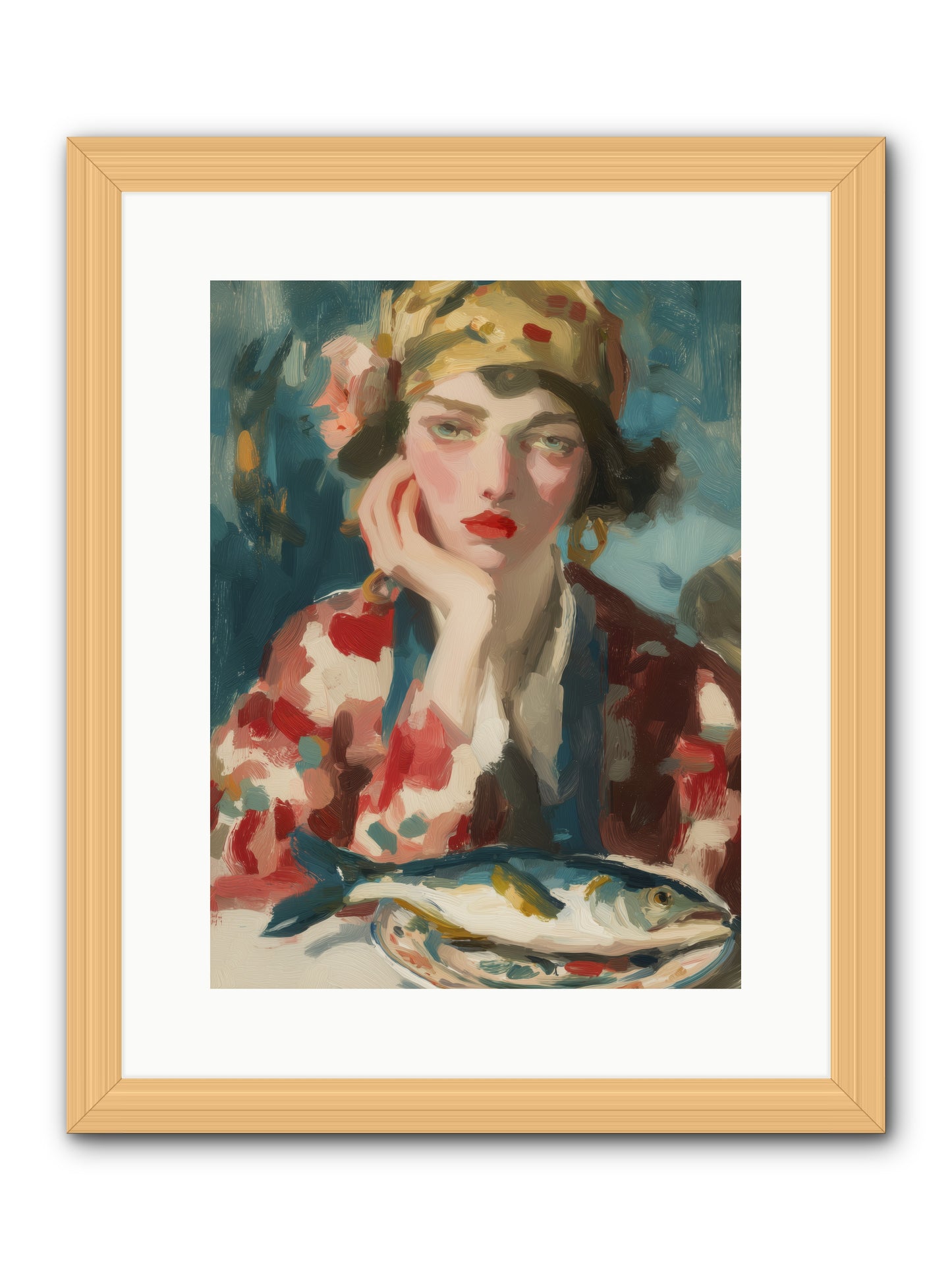 Sunday Traditions -- Framed Print - Natural 12x16