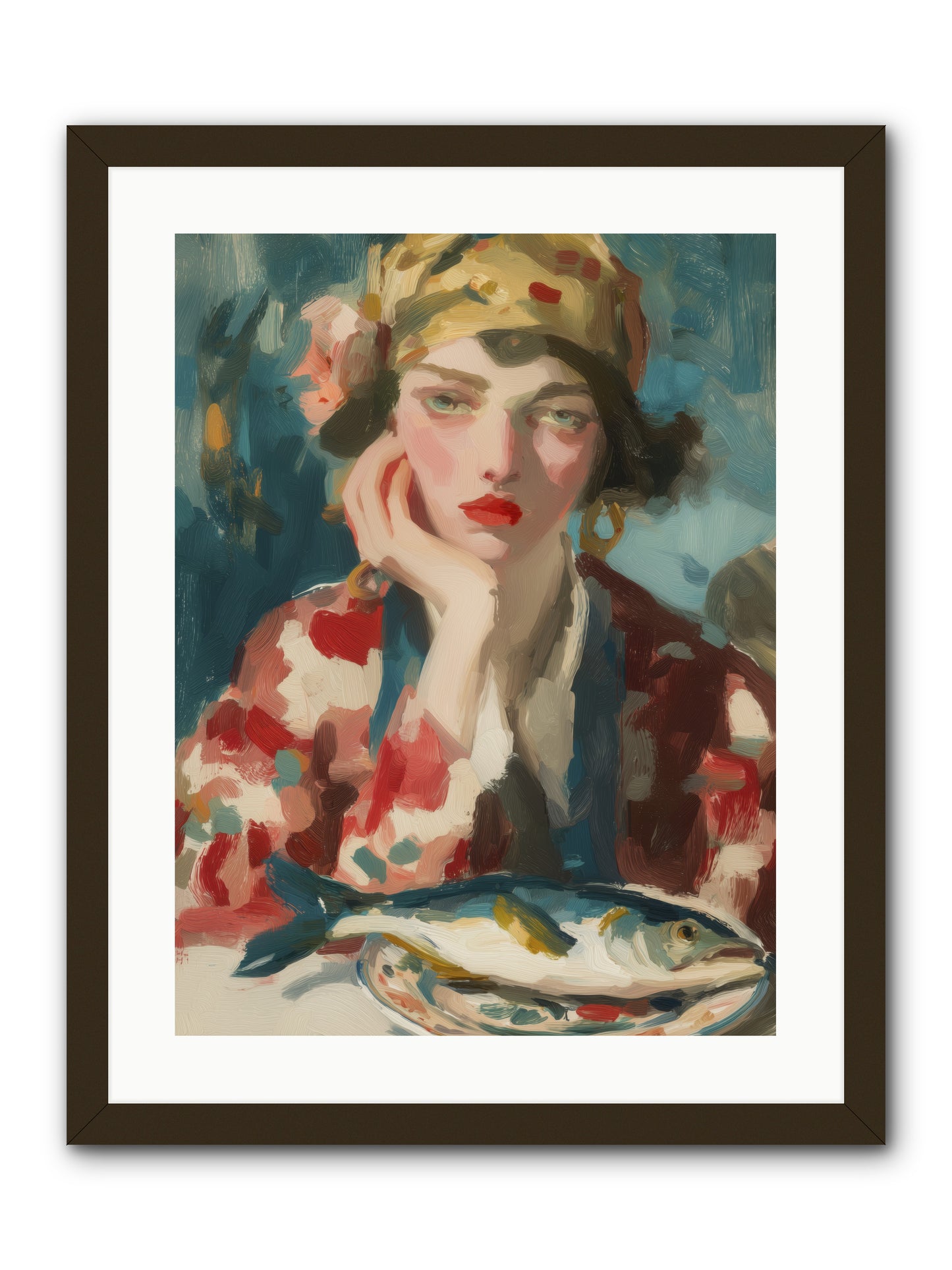 Sunday Traditions -- Framed Print - Black 18x24