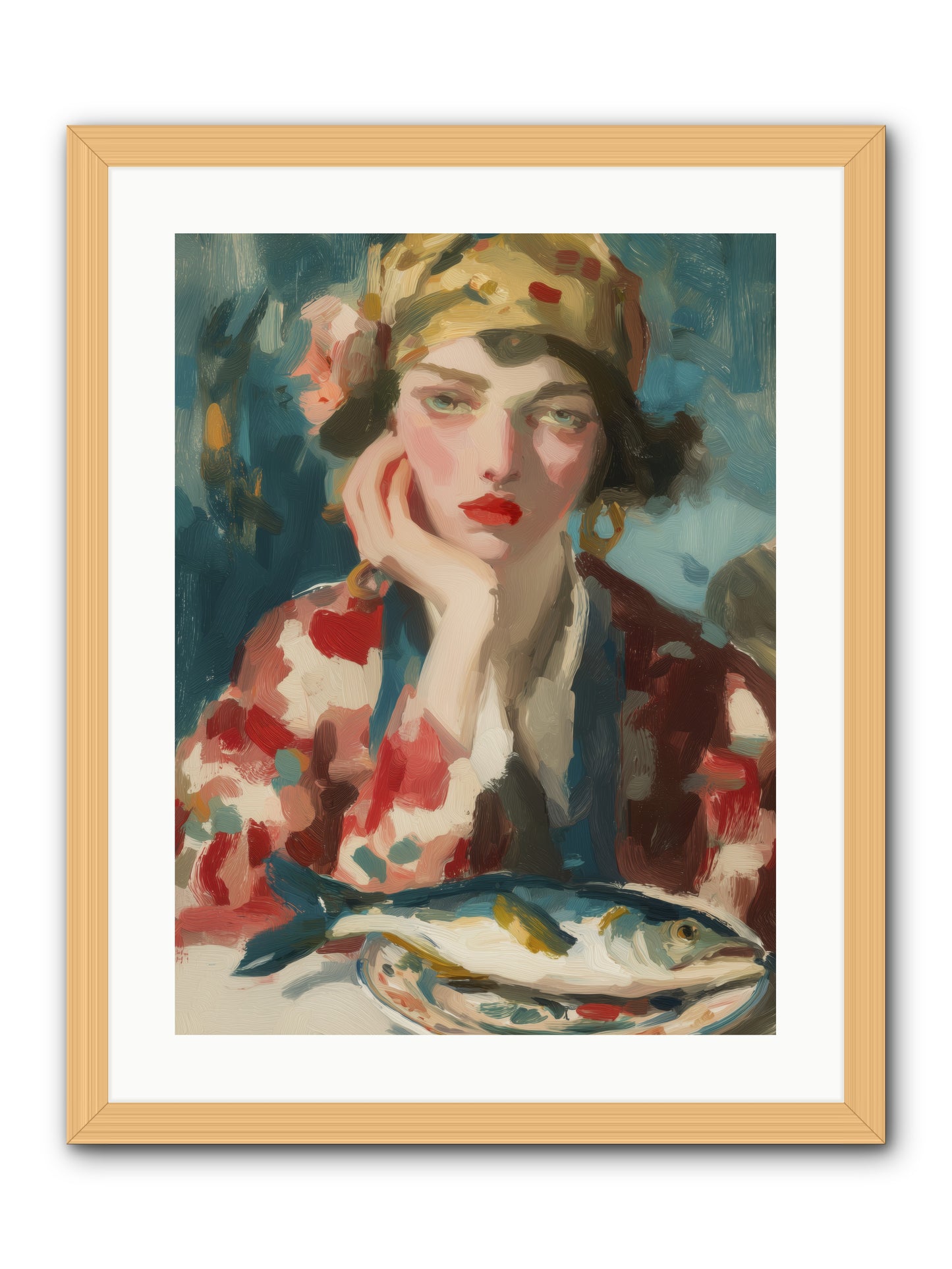 Sunday Traditions -- Framed Print - Natural 18x24