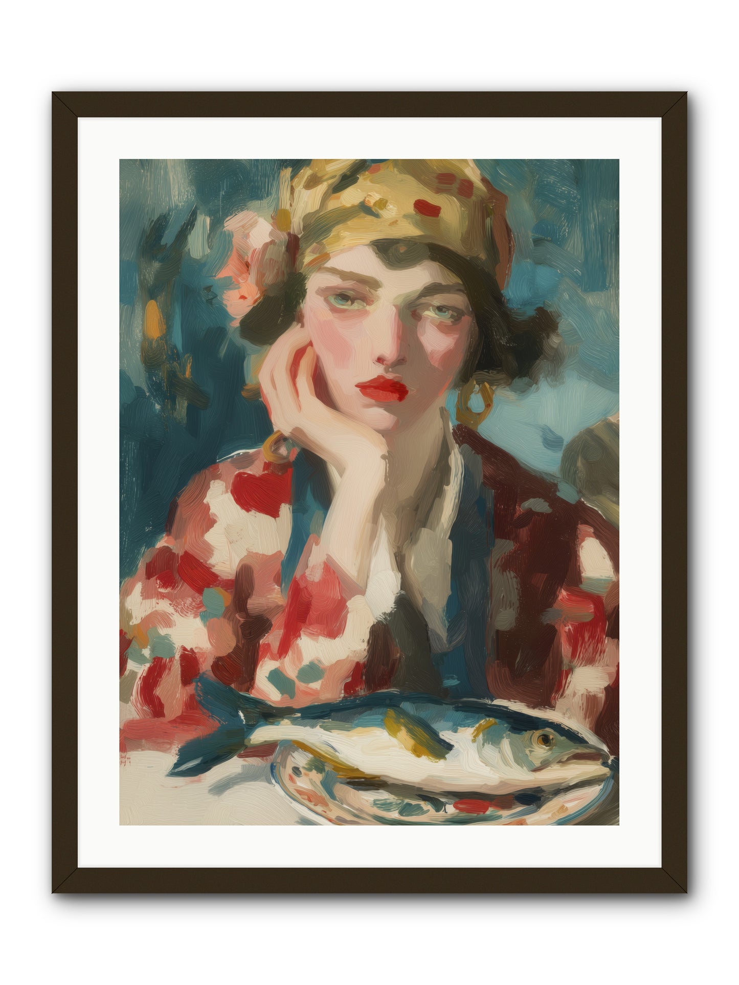 Sunday Traditions -- Framed Print - Black 24x32