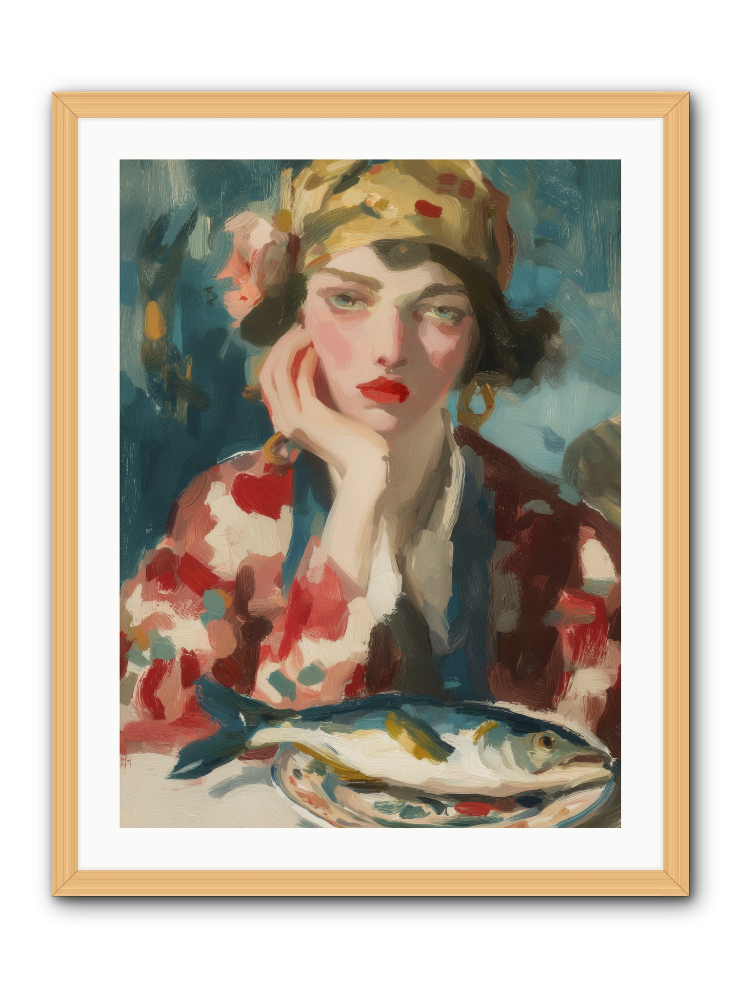 Sunday Traditions -- Framed Print - Natural 24x32