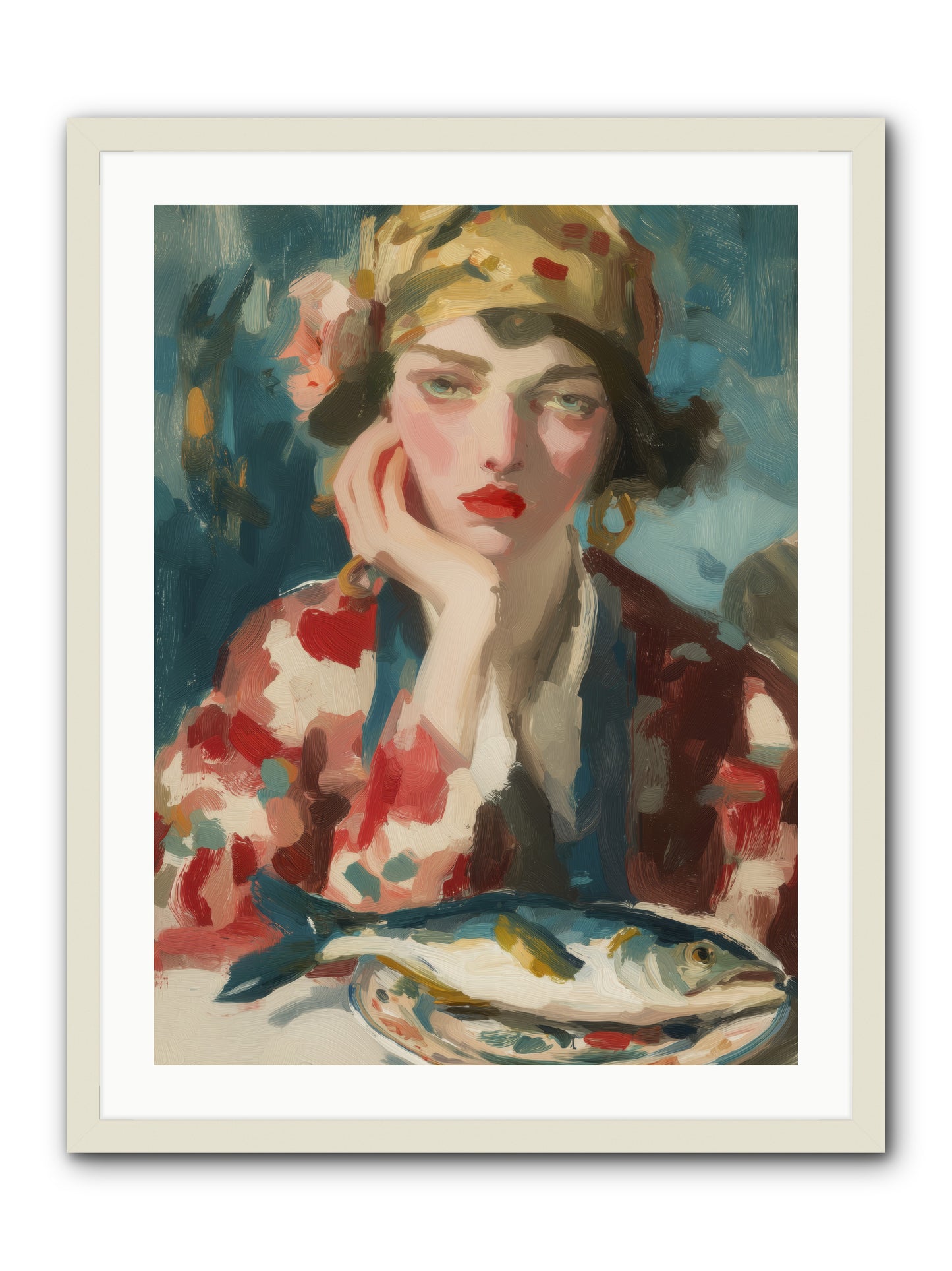 Sunday Traditions -- Framed Print - White 24x32