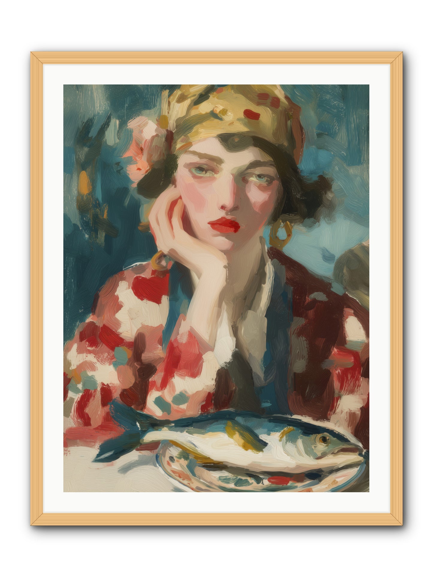 Sunday Traditions -- Framed Print - Natural 30x40