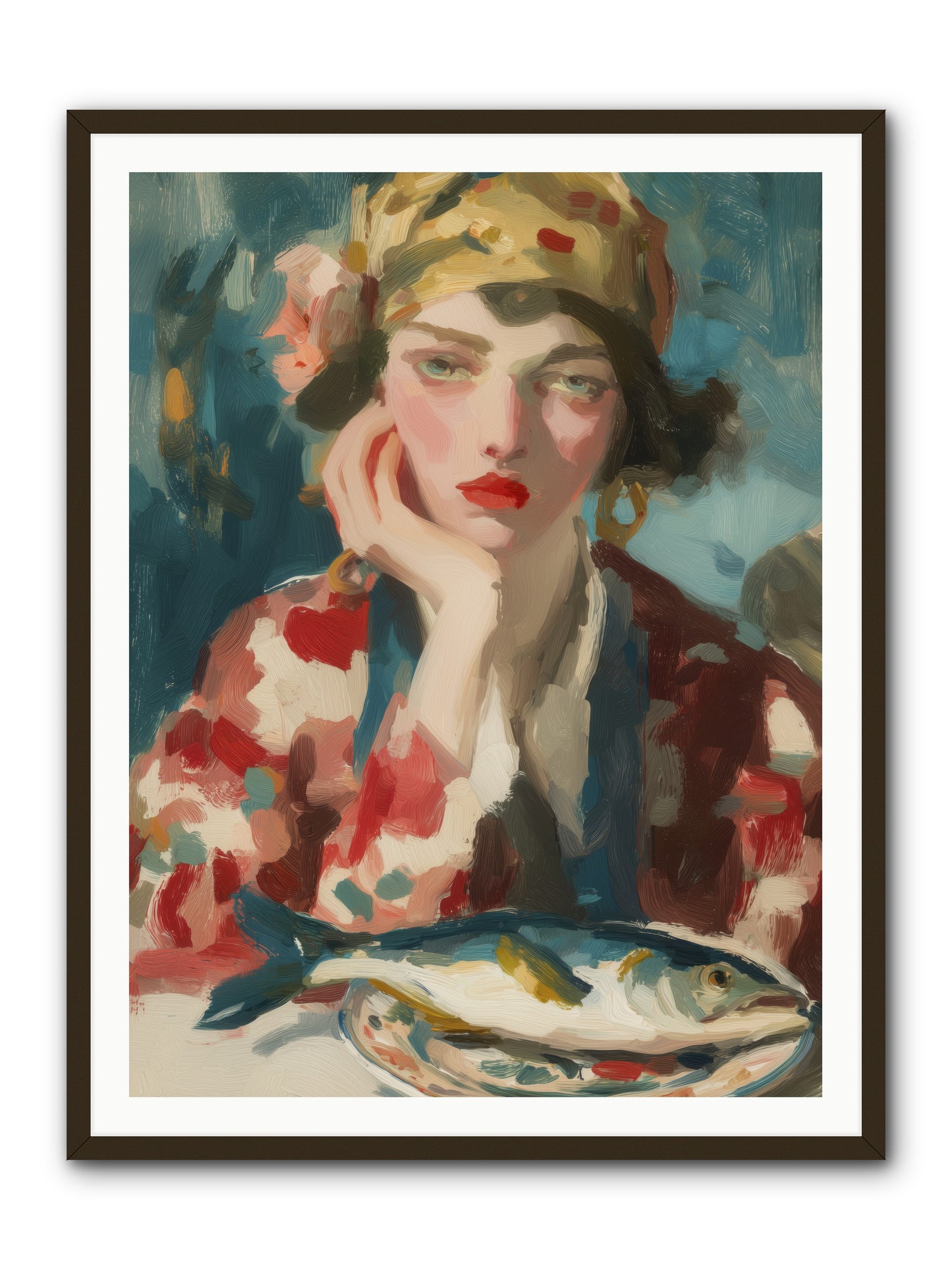 Sunday Traditions -- Framed Print - Black 36x48