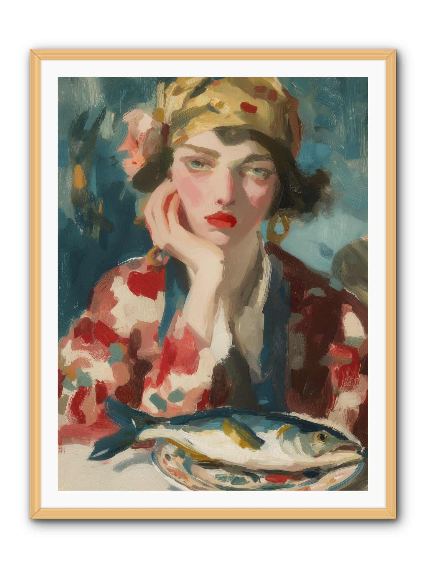 Sunday Traditions -- Framed Print - Natural 36x48