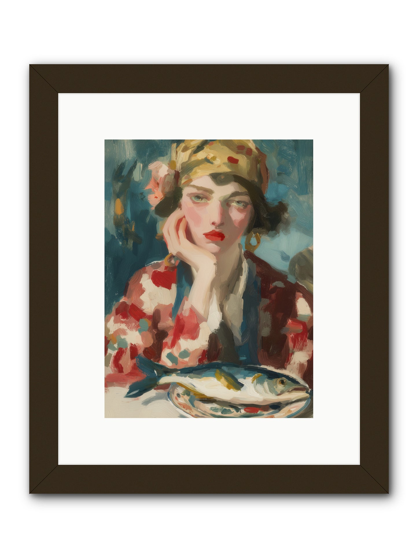 Sunday Traditions -- Framed Print - Black 9x12