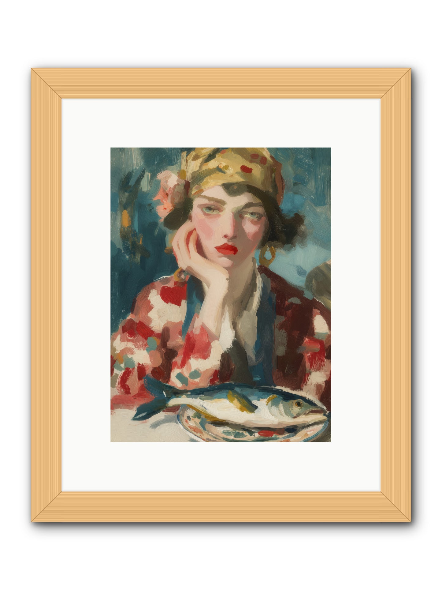 Sunday Traditions -- Framed Print - Natural 9x12
