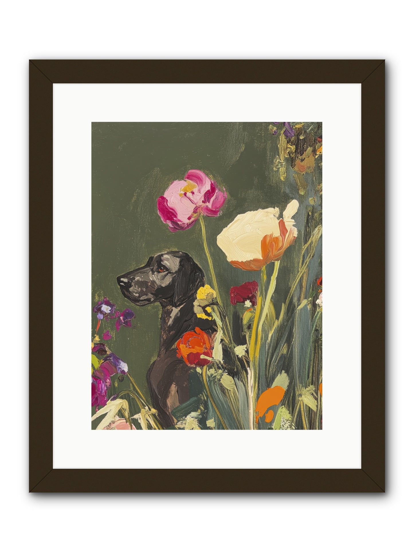 Sunday's Sweet Boy -- Framed Print - Black 12x16
