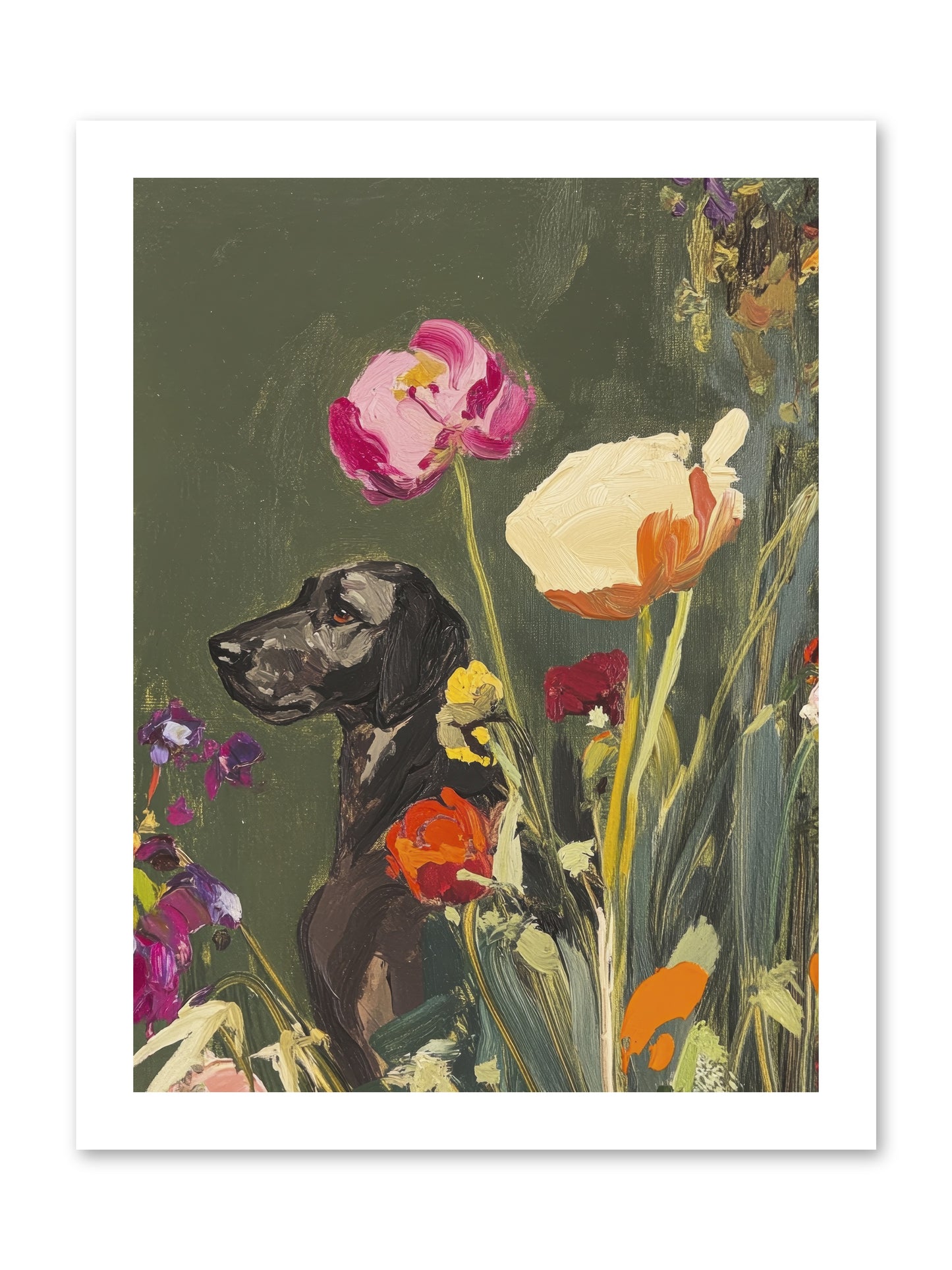 Sunday's Sweet Boy -- Paper Print 12x16