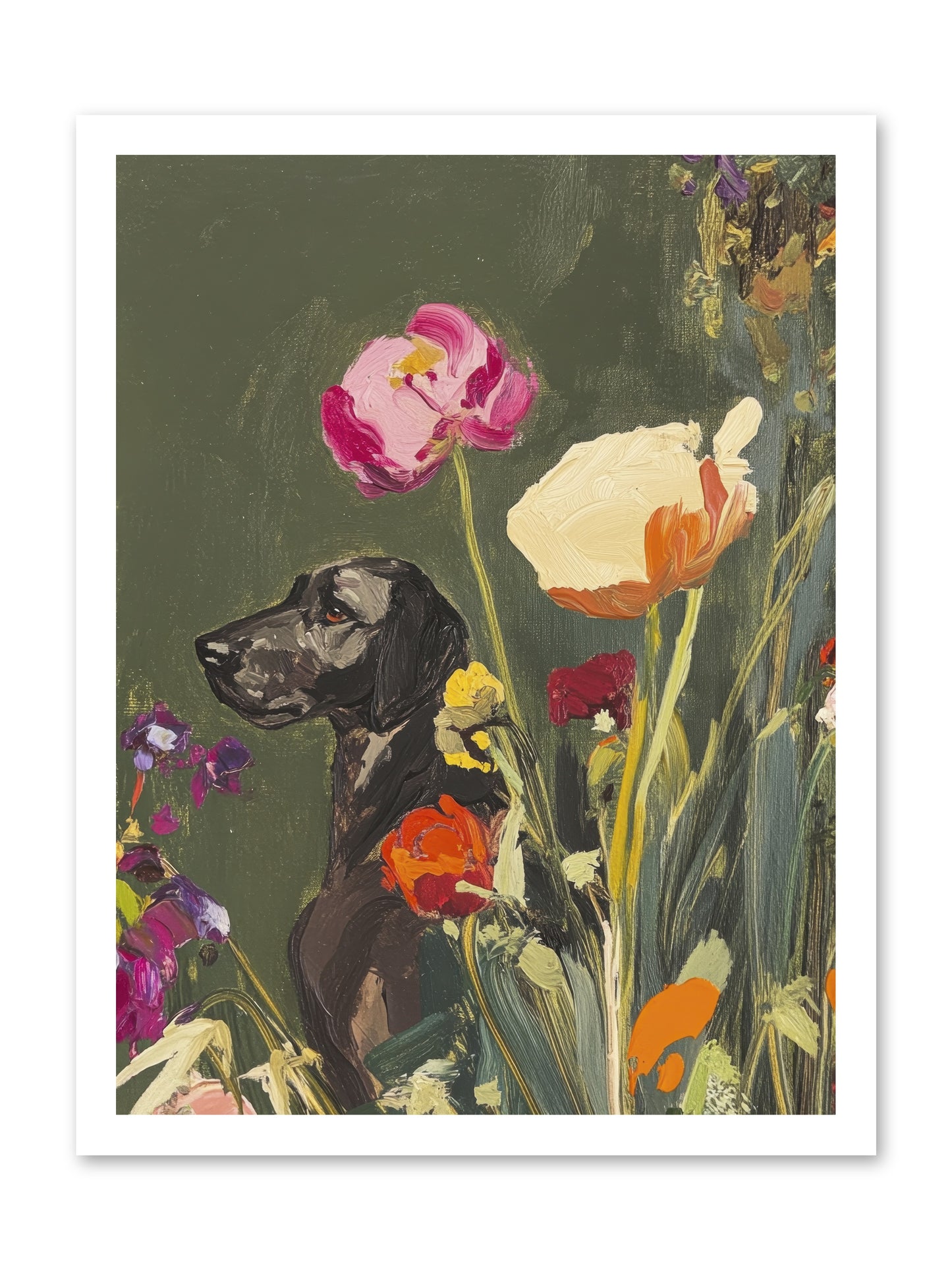 Sunday's Sweet Boy -- Loose Canvas Print 18x24