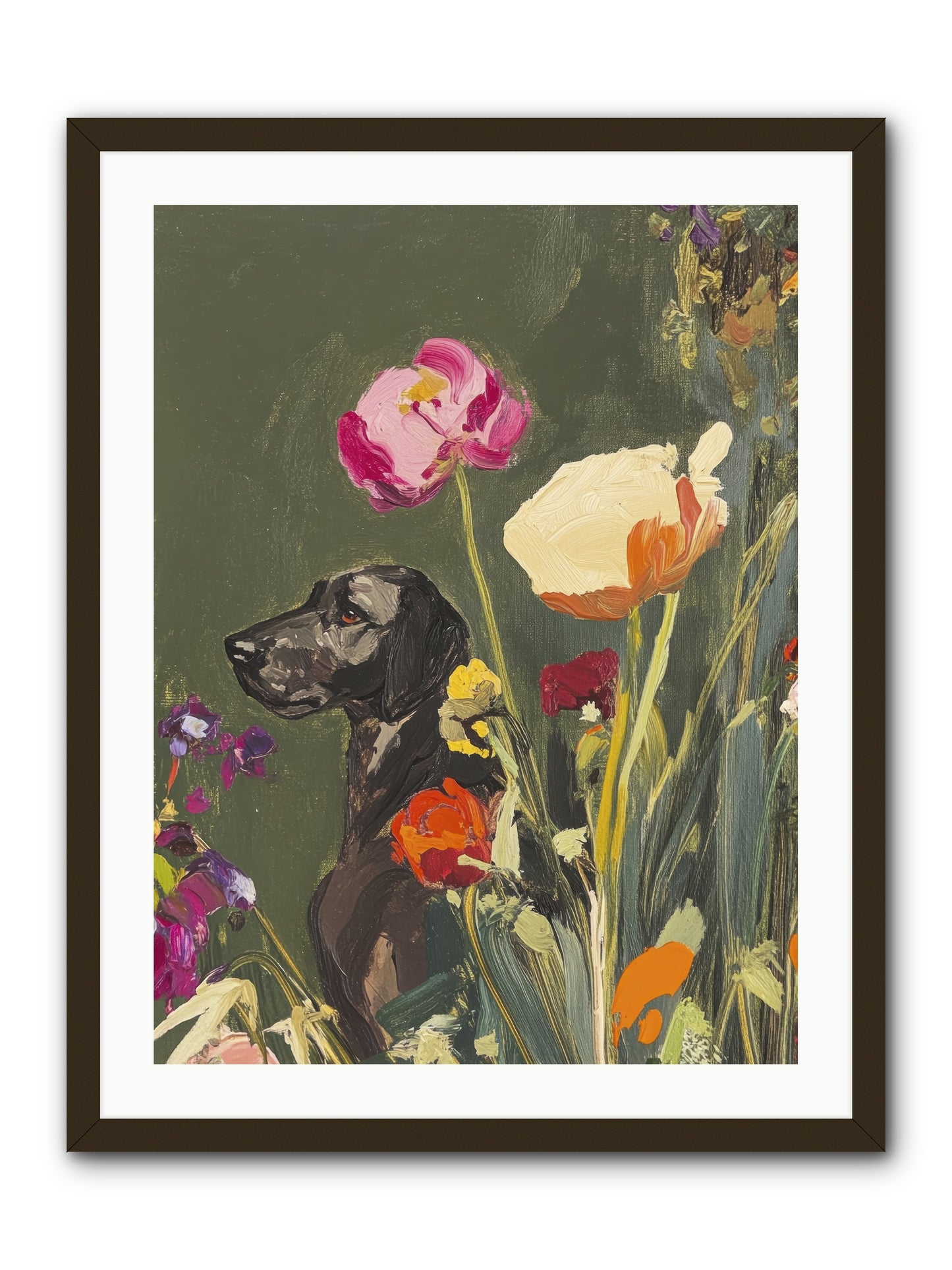 Sunday's Sweet Boy -- Framed Print - Black 24x32
